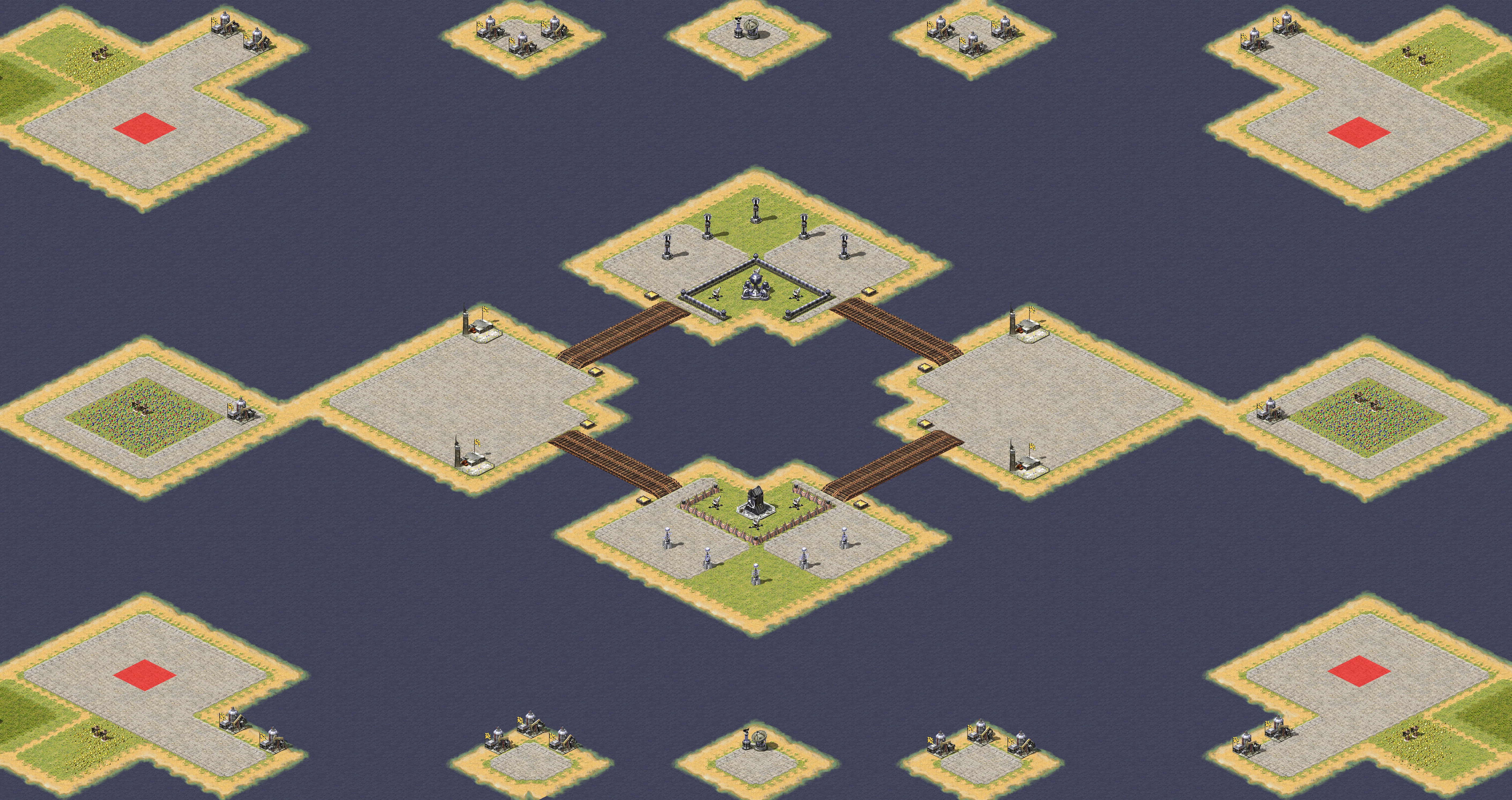 Rendered map: Four Kings at Sea