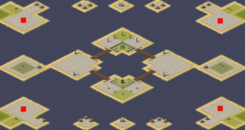 Rendered preview of Four Kings at Sea