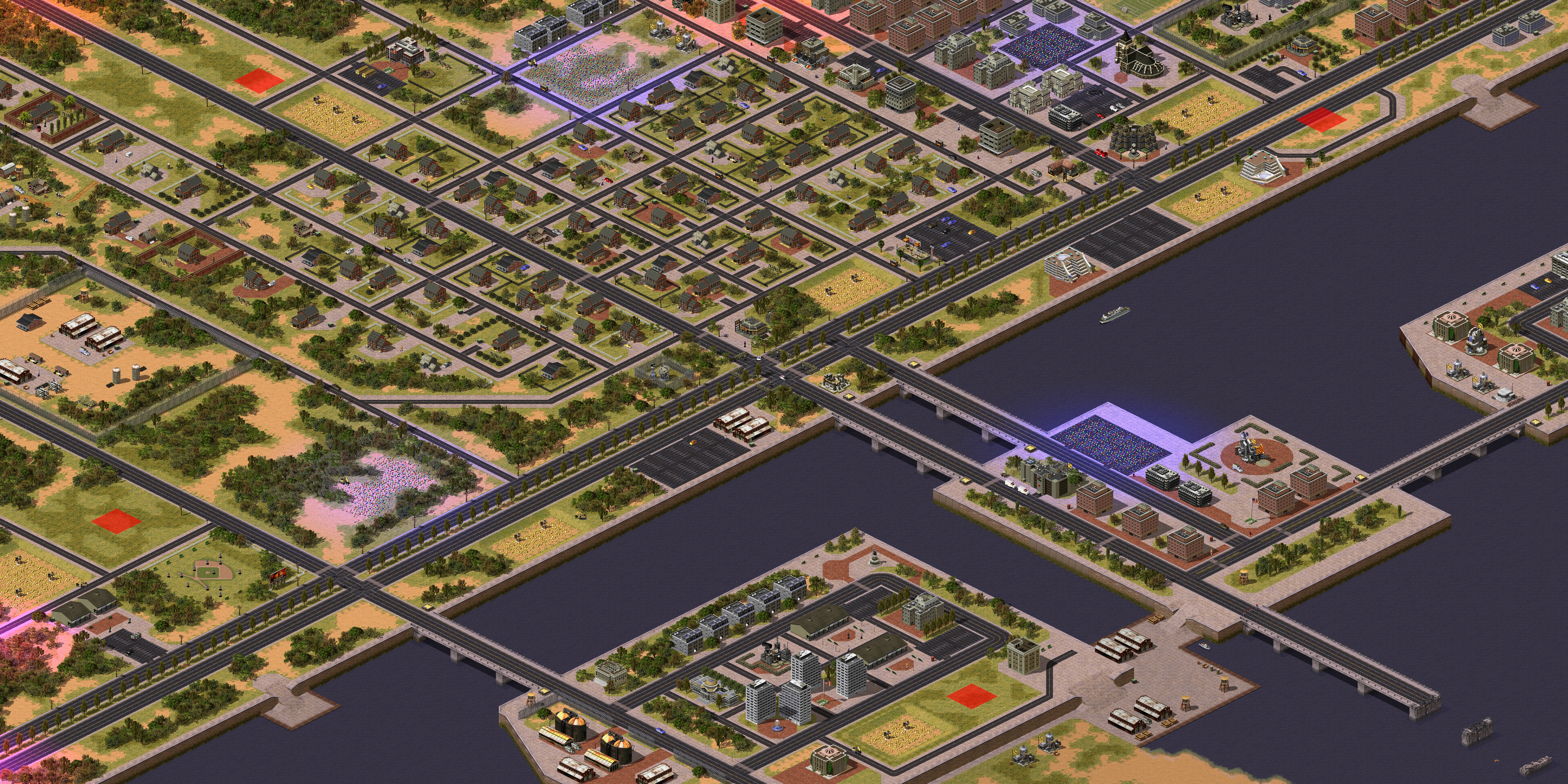 Rendered map: Residential Mayhem (2-4)