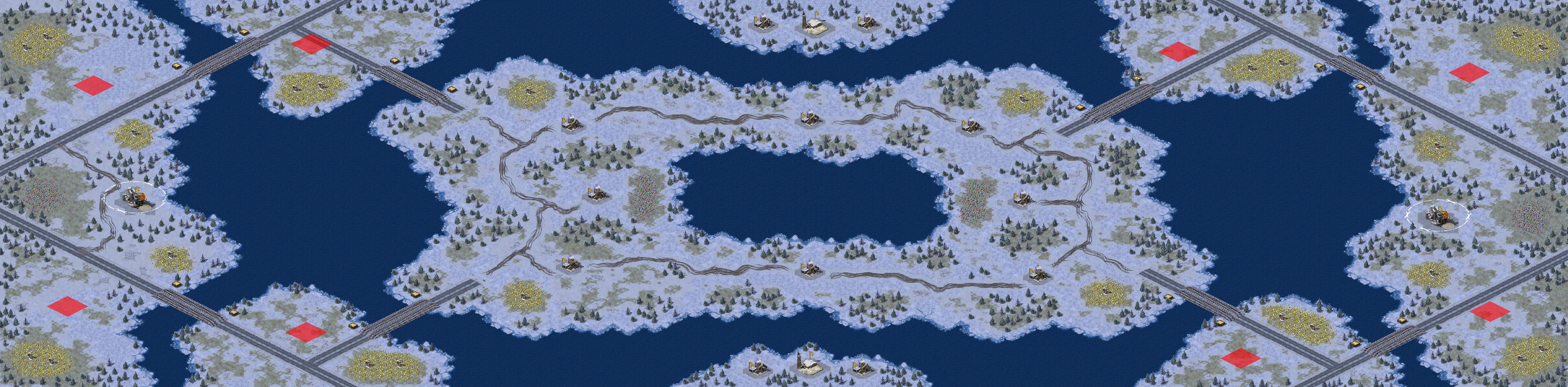Rendered map: Arctic Circle (Naval War)