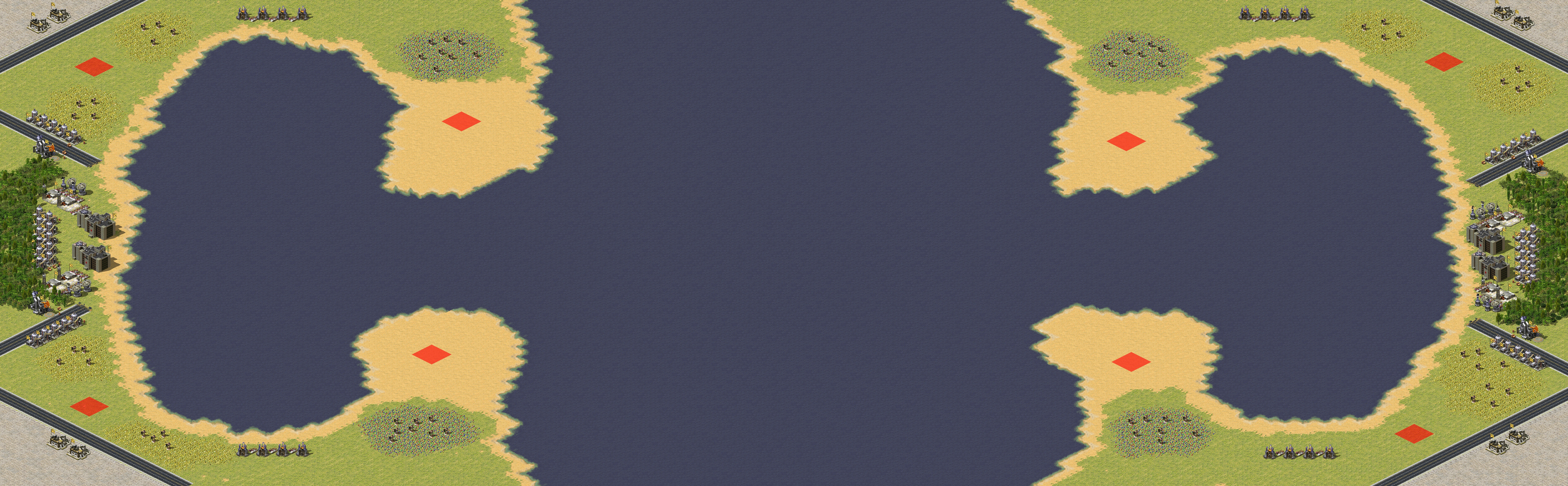 Rendered map: (007) Naval 4v4