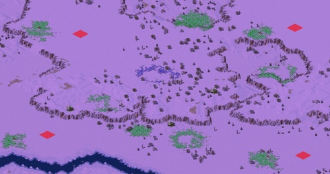 Rendered preview of [RA2] Allied Campaign: Red Storm - Map 2