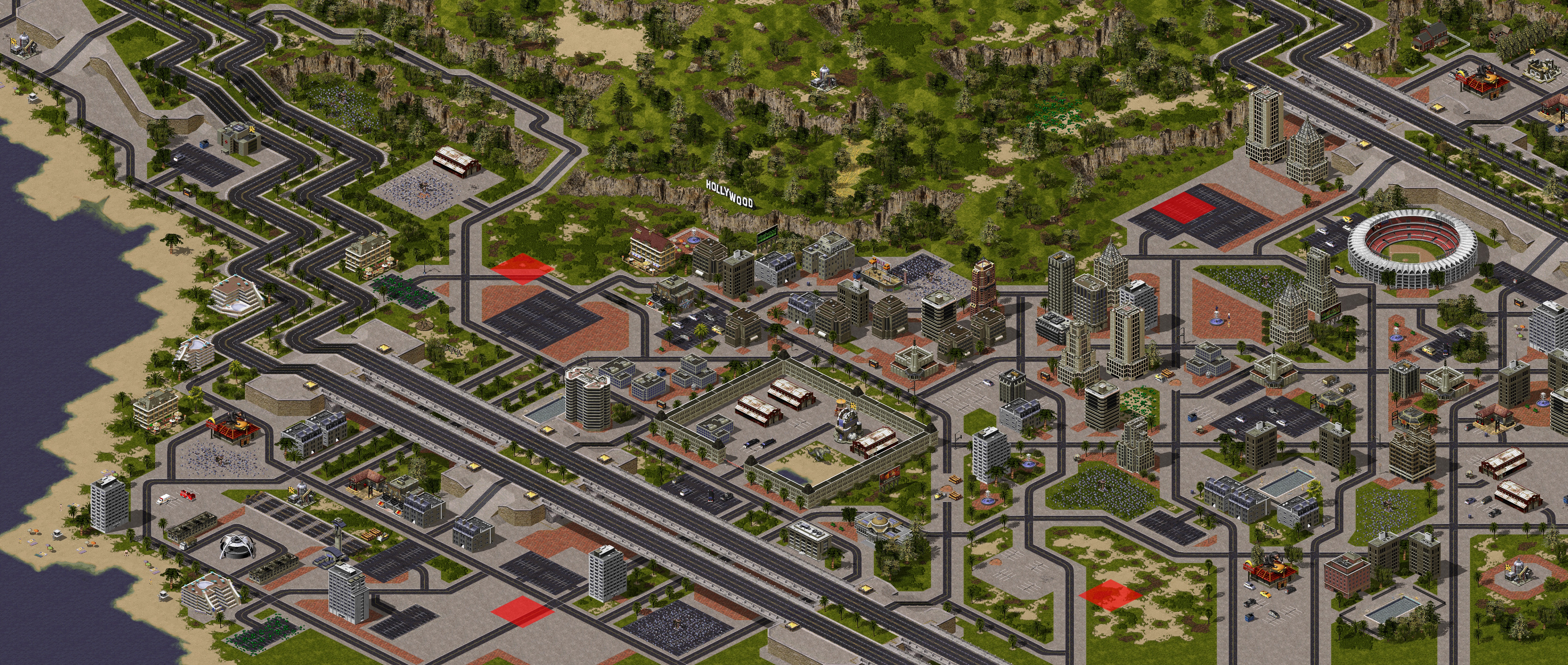 Rendered map: Rush Hour