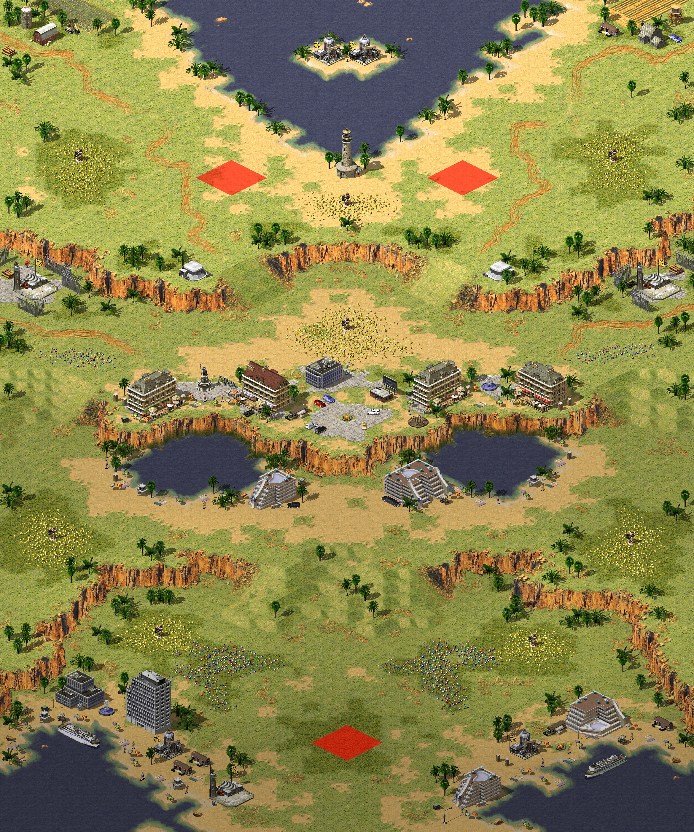 Rendered map: Relative Valley (1v2)