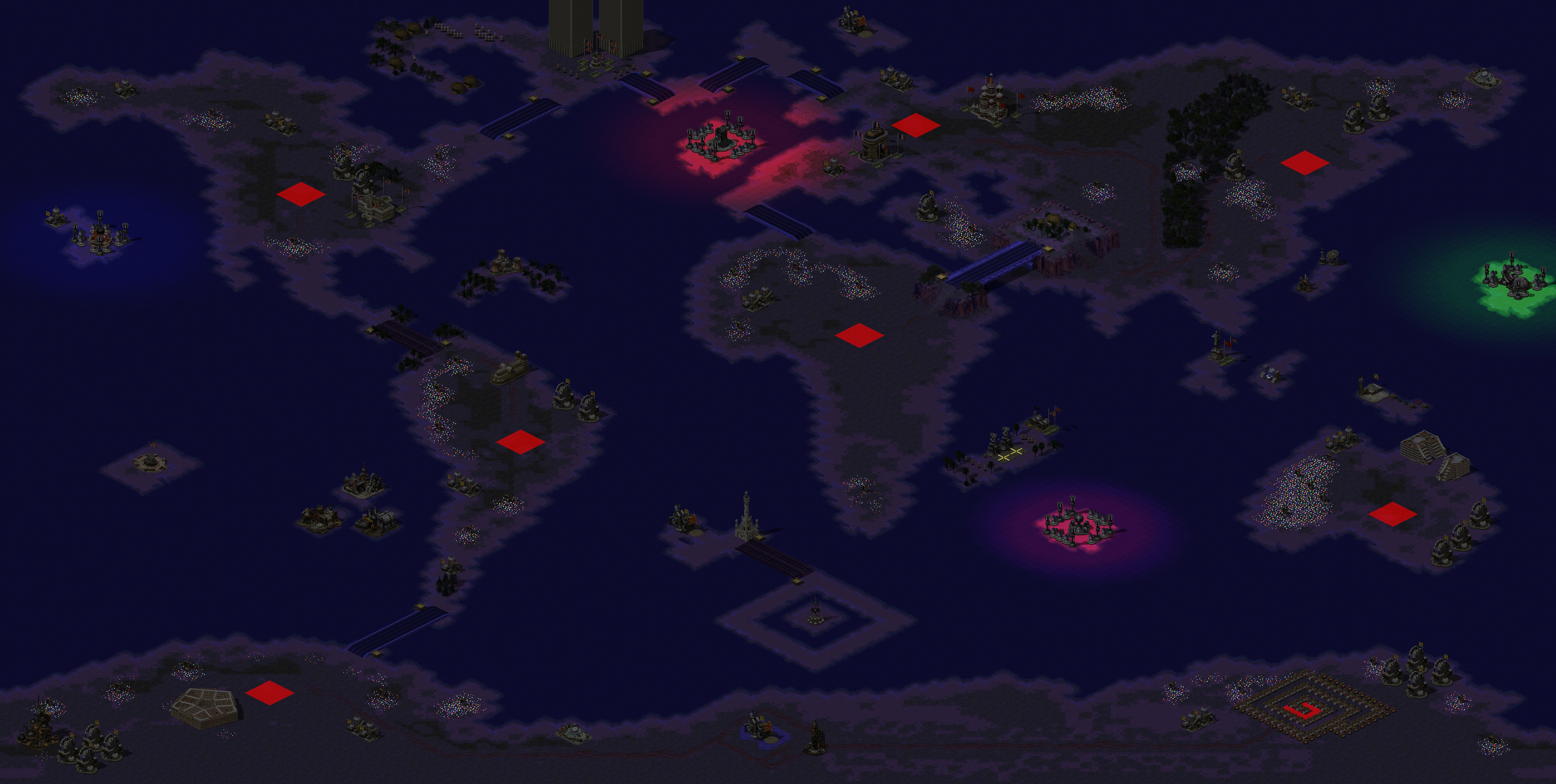Rendered map: World Map 1-4