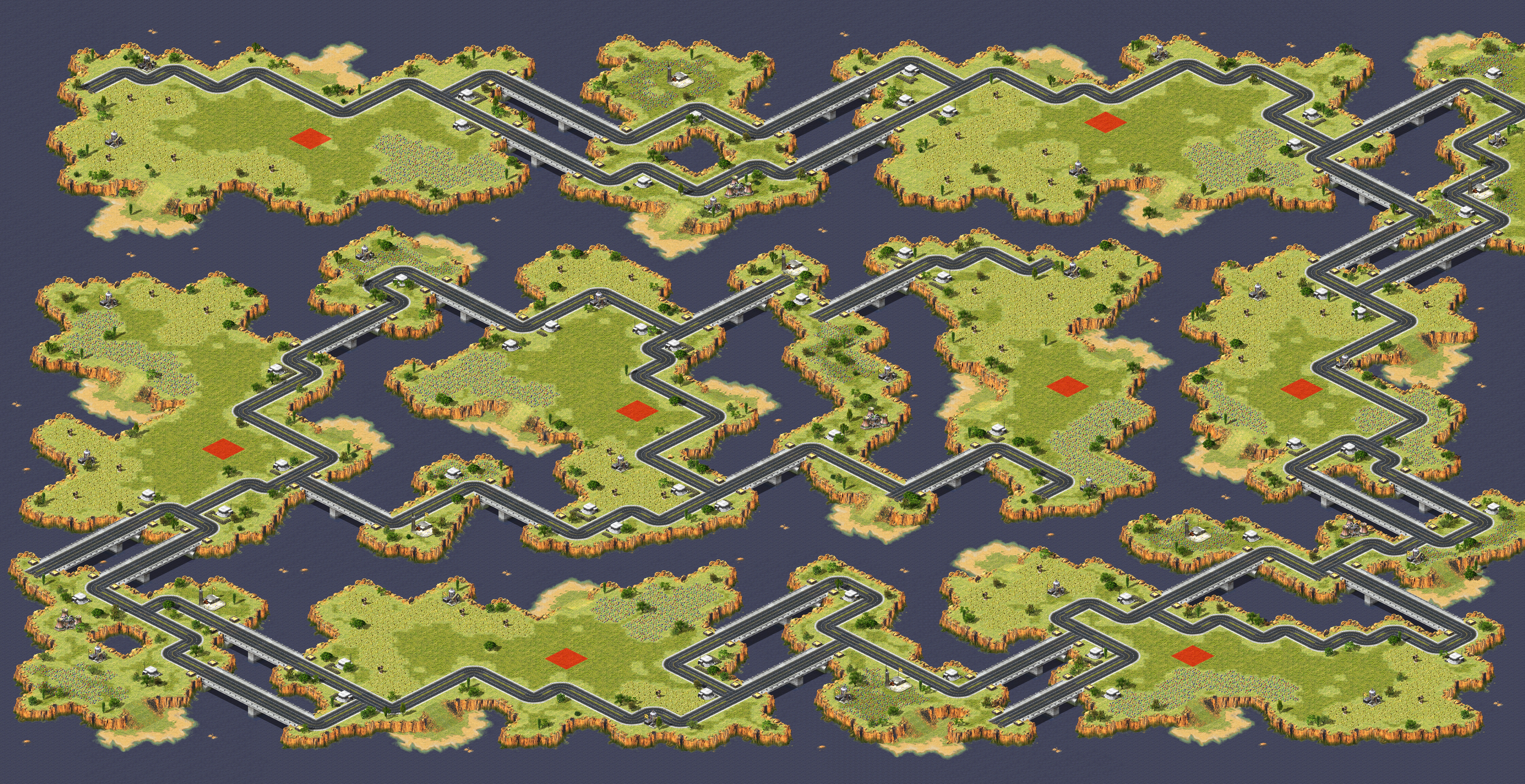 Rendered map: Route 66