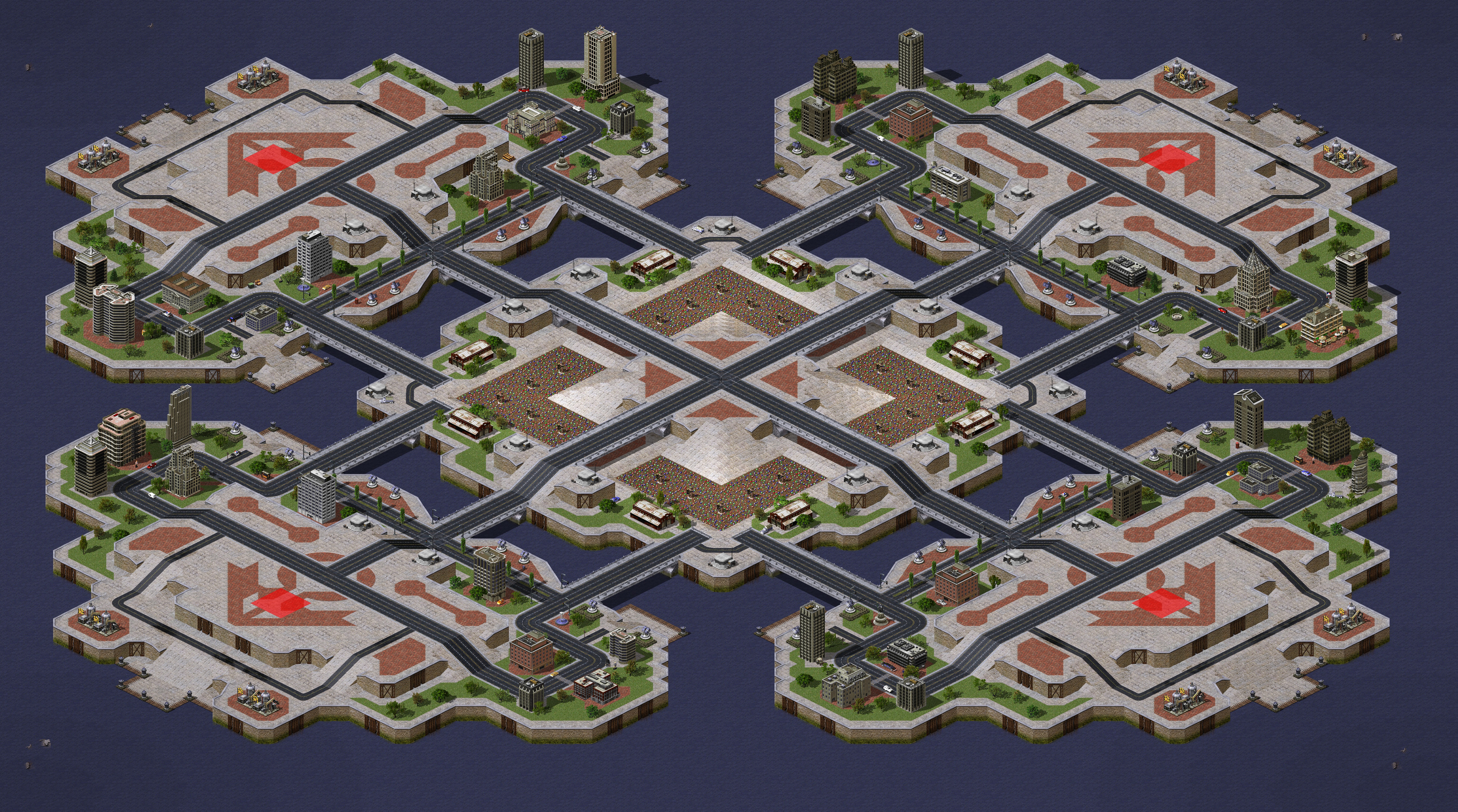Rendered map: Collision Course