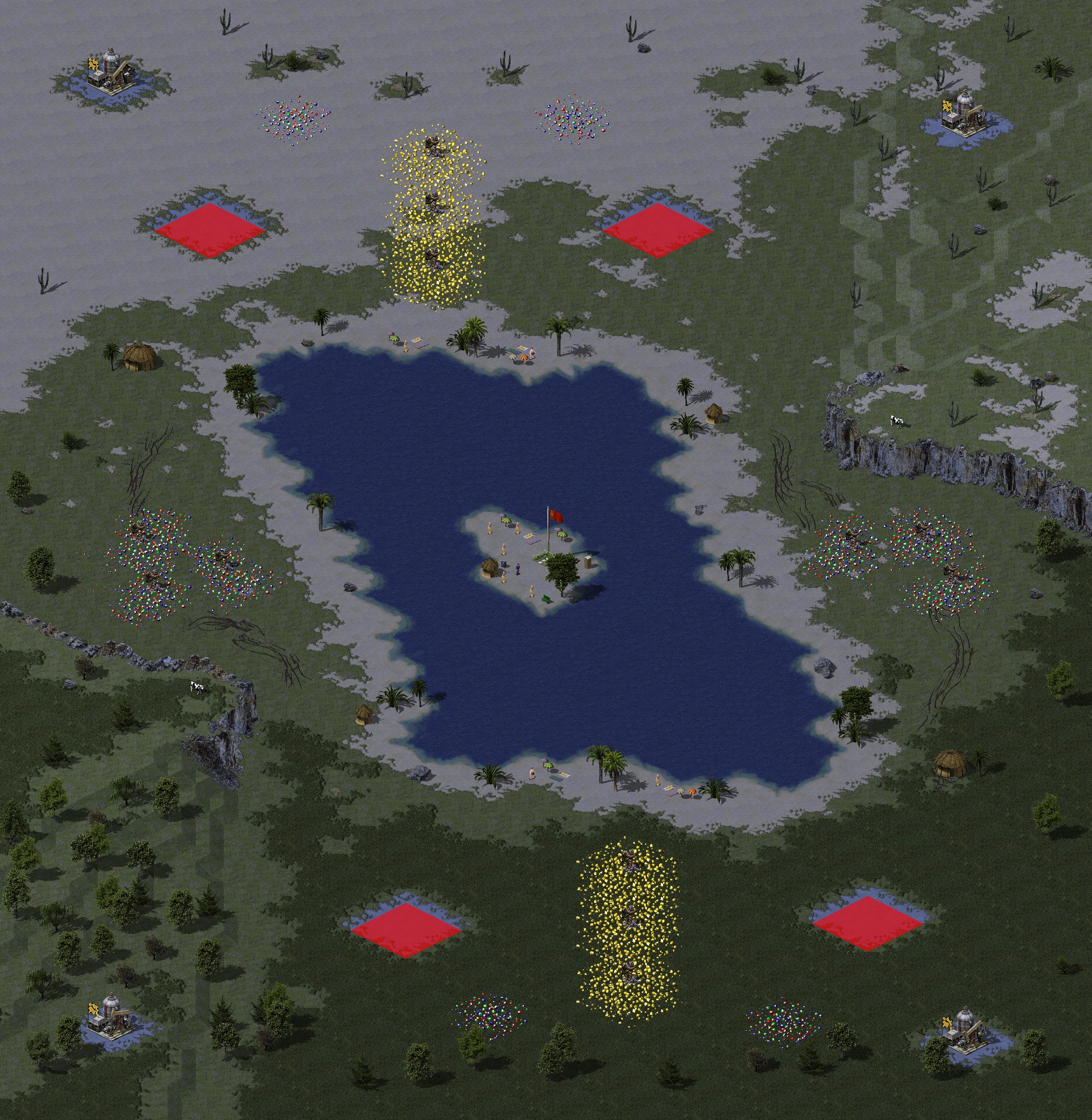 Rendered map: Presidential Lake