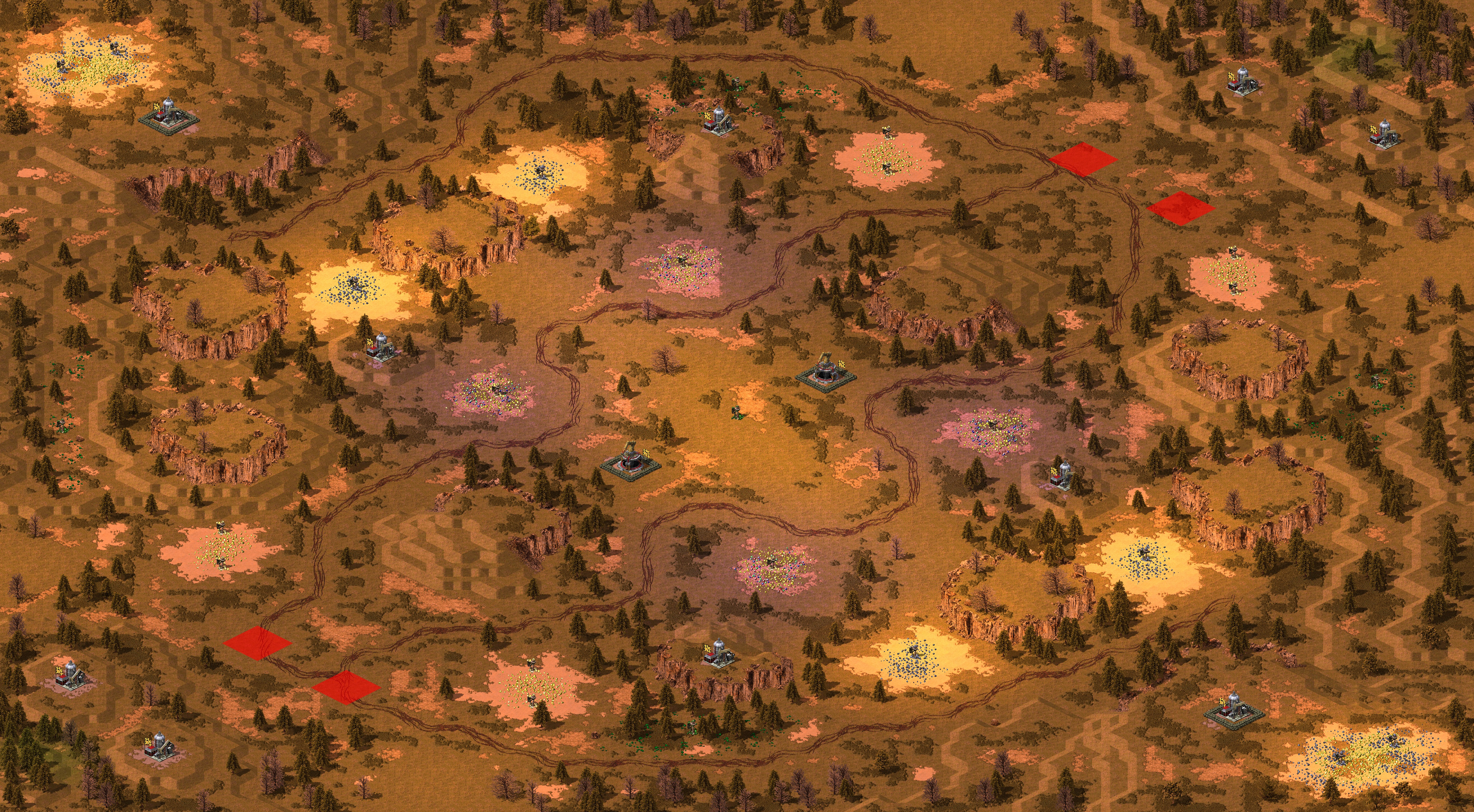 Rendered map: Battle of Sekigahara