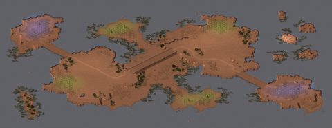 Rendered preview of Dueling Islands