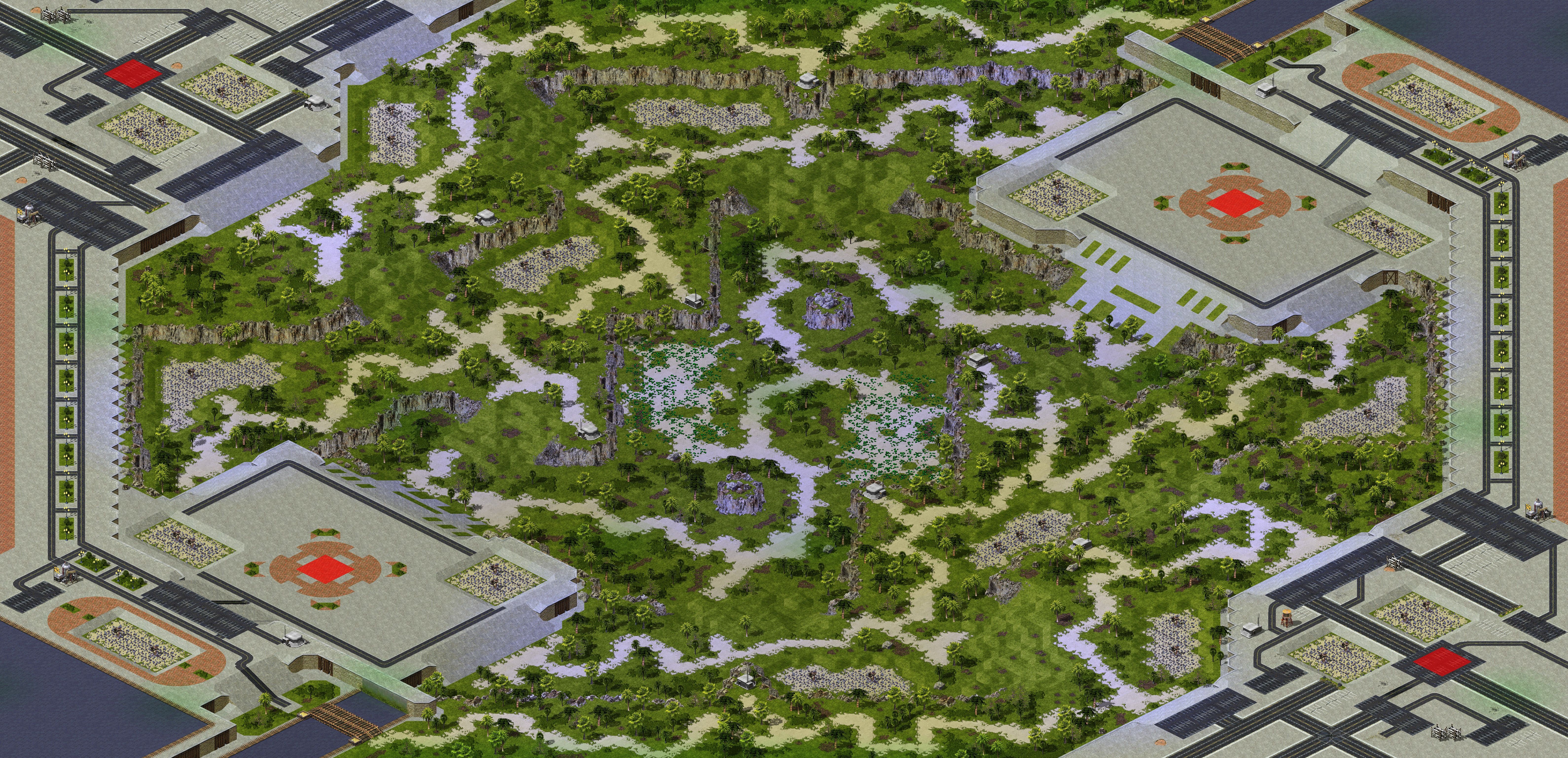 Rendered map: Terrafourmation