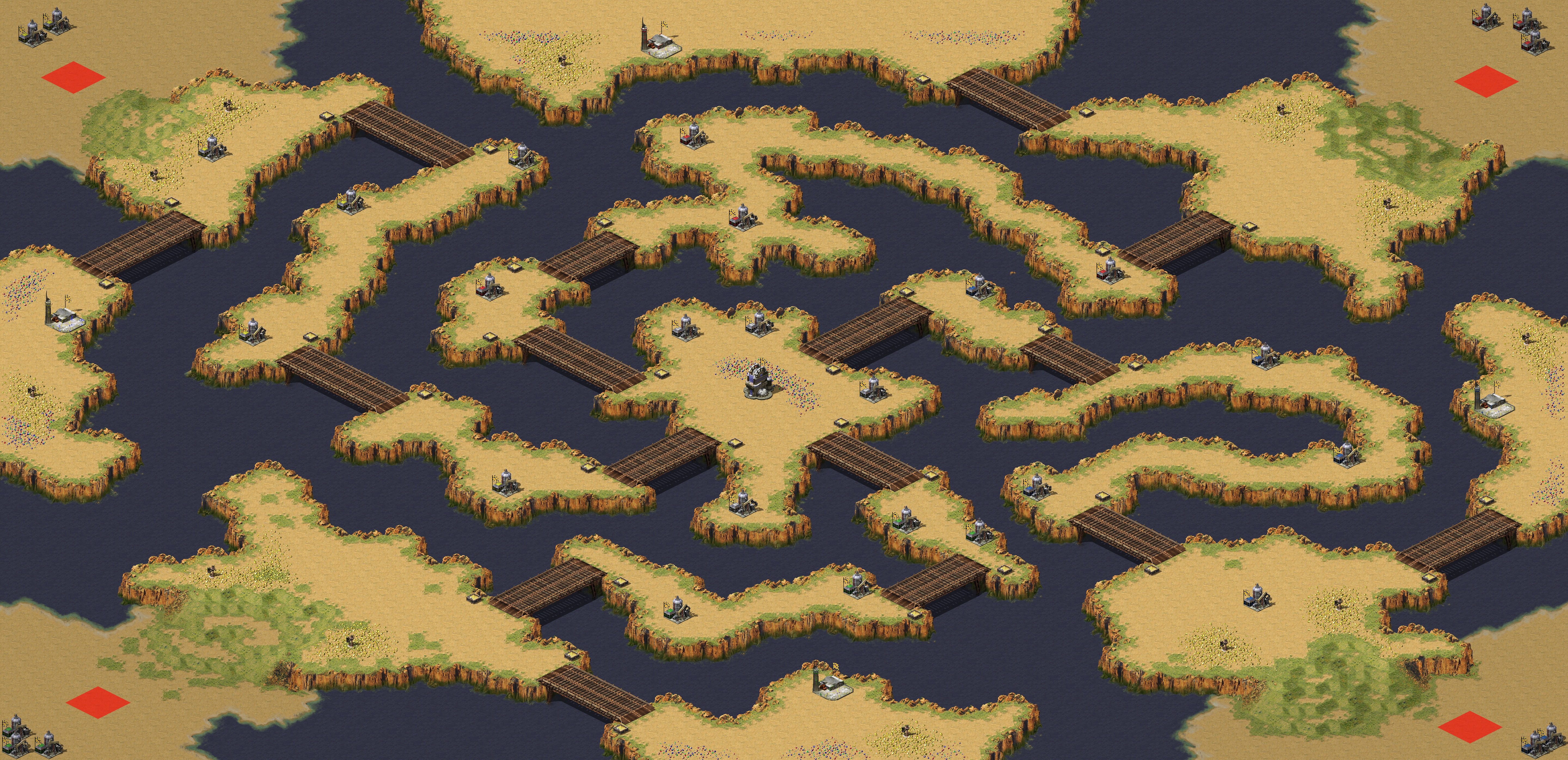 Rendered map: Buffed Dire Wasteland