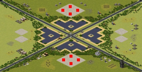 Rendered preview of Crossfire Forest 4v4