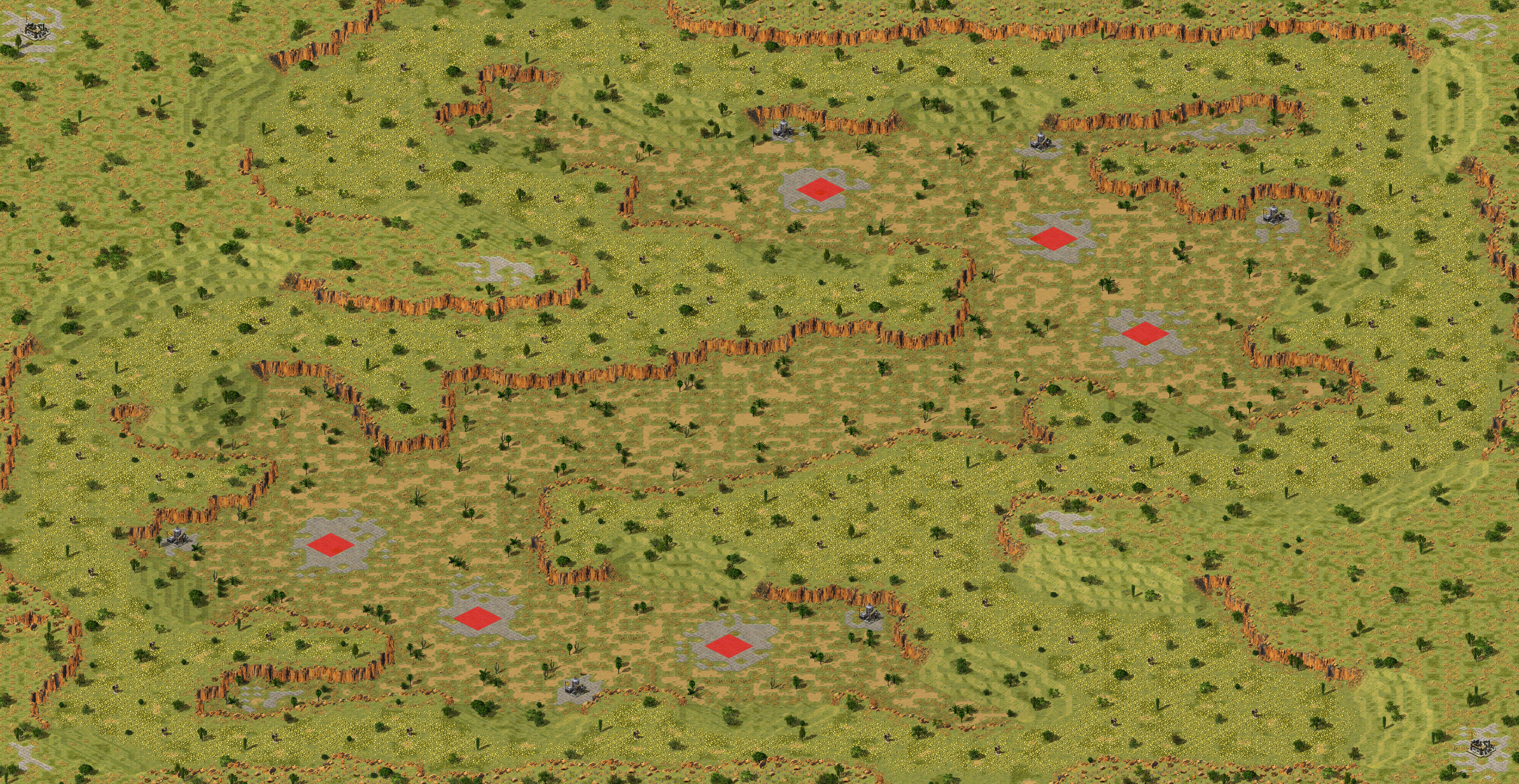 Rendered map: Gold and Glory