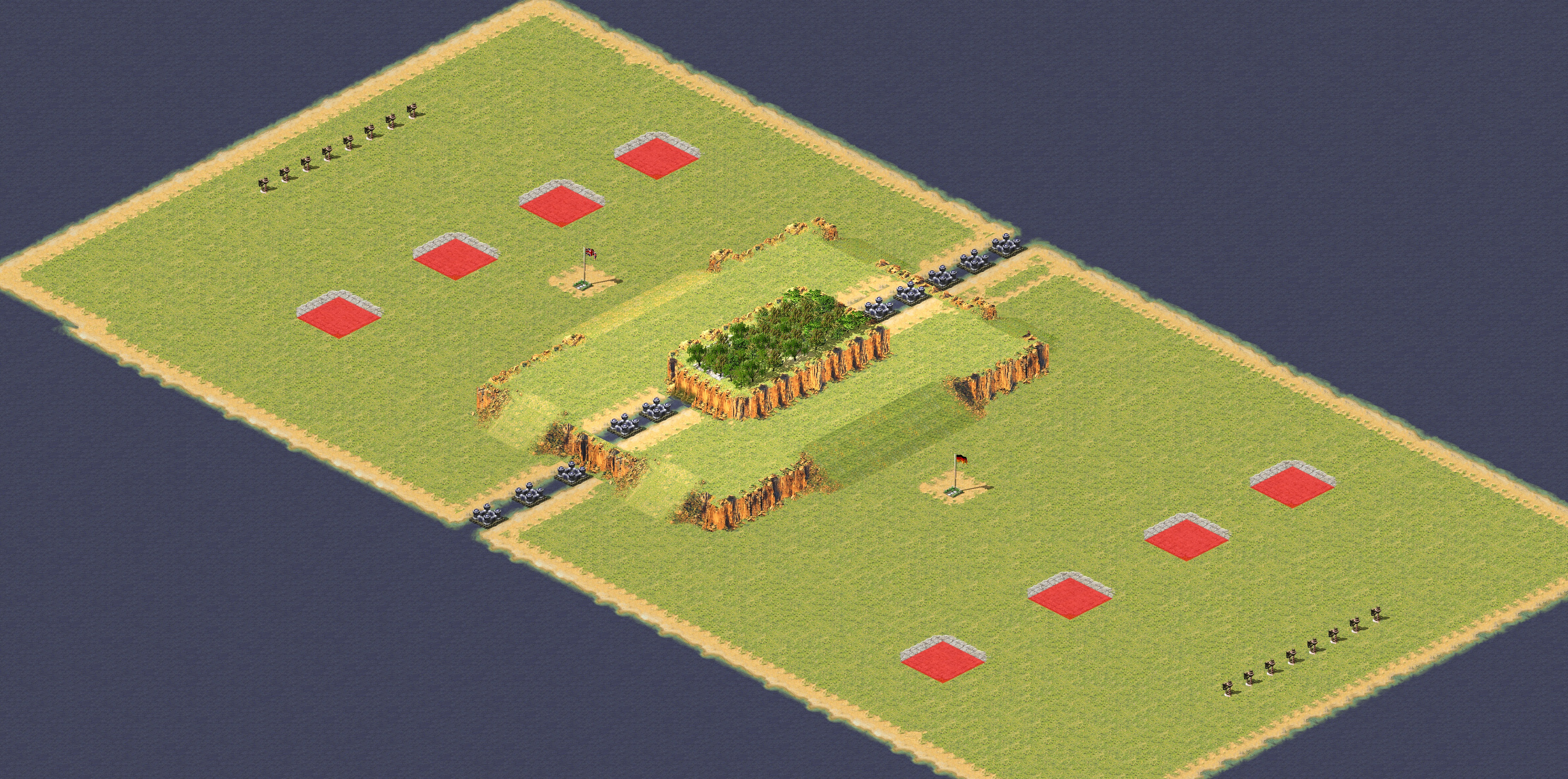Rendered map: Protect the Flag 4v4