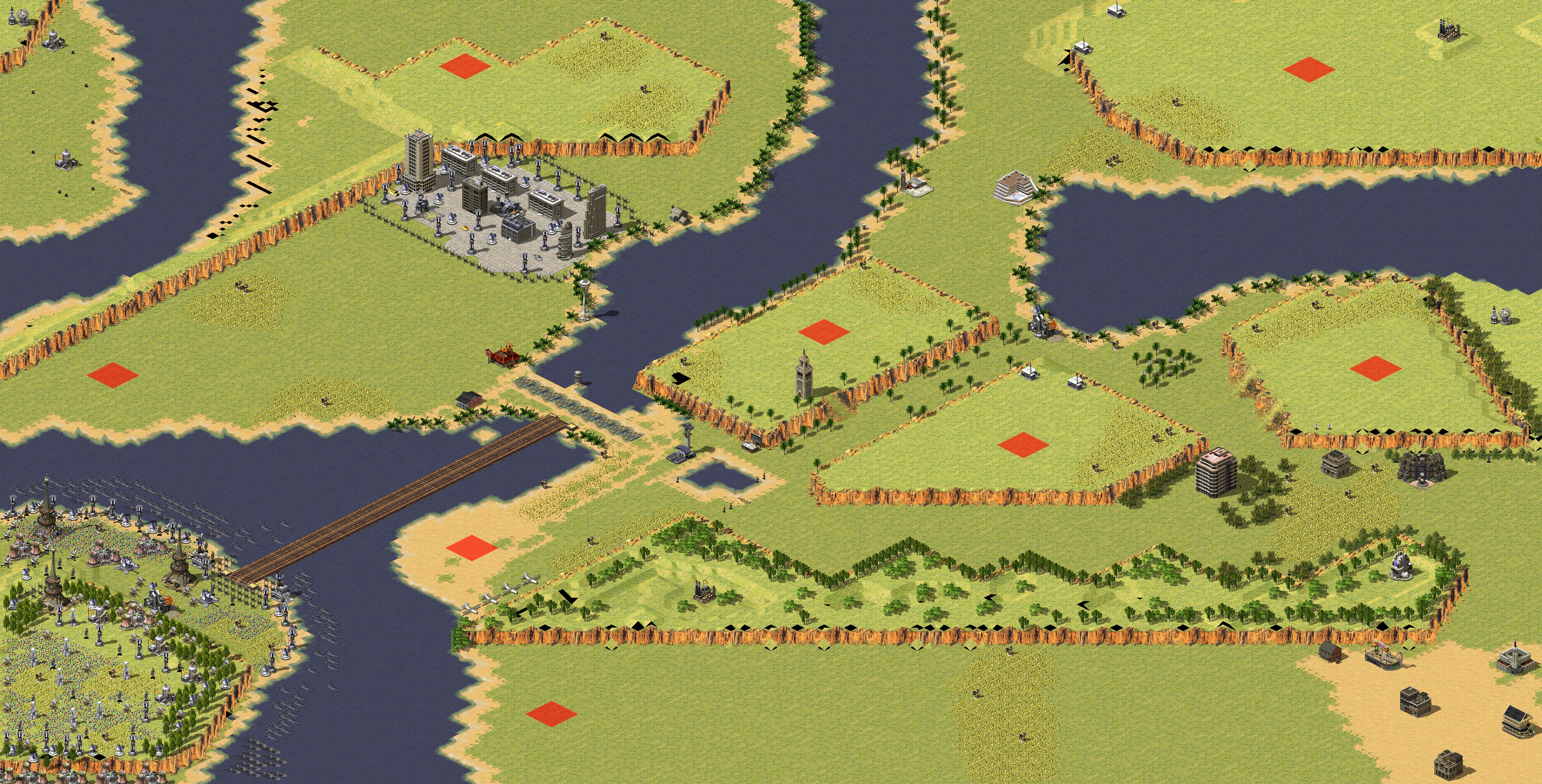Rendered map: Green Forest Wasteland