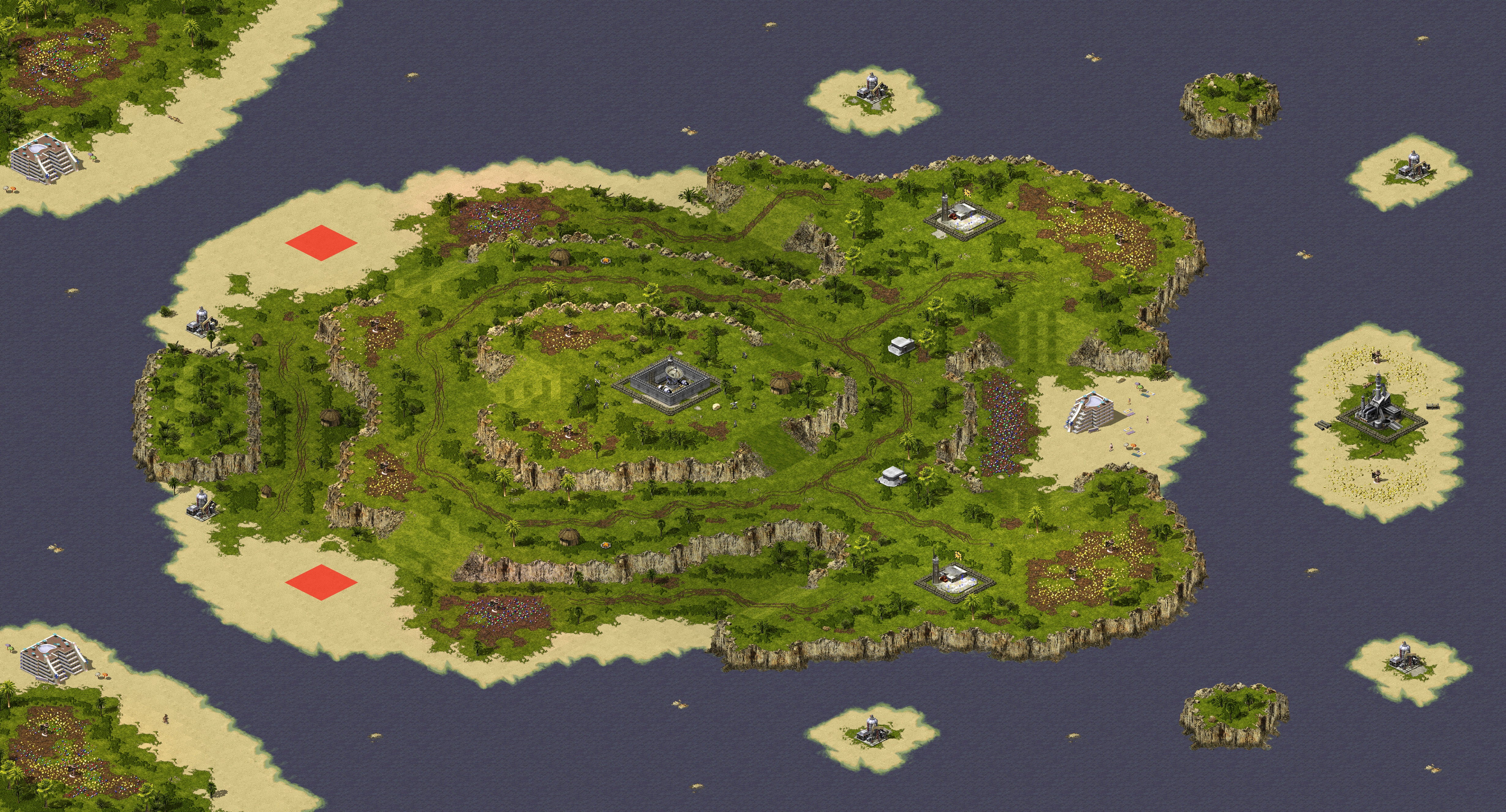 Rendered map: High and Dry