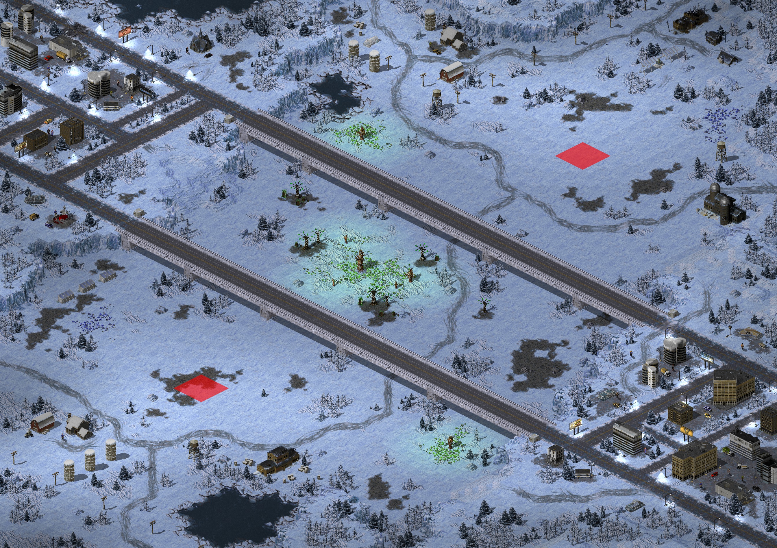Rendered map: highway 42
