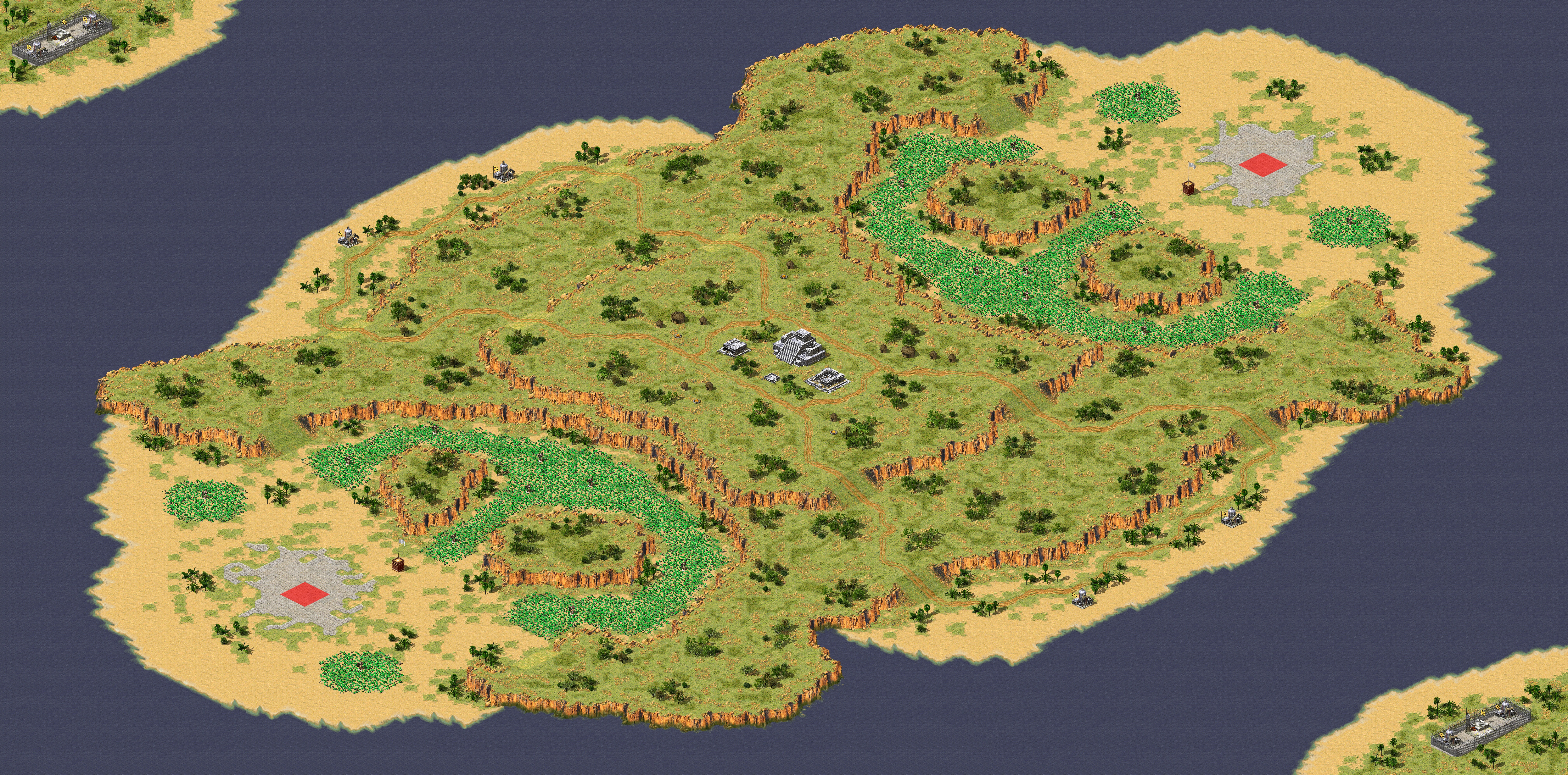 Rendered map: (2) Turtle Village