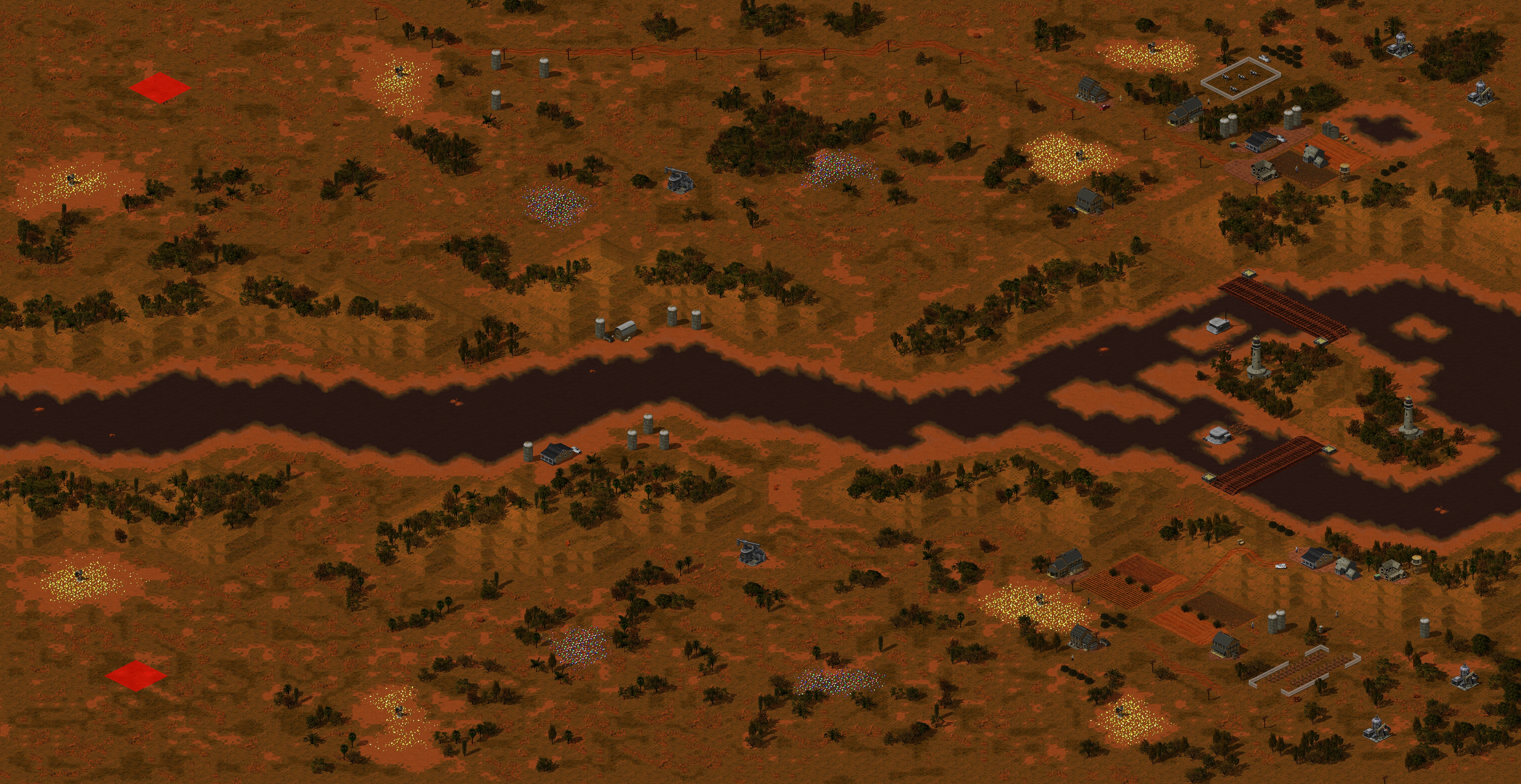 Rendered map: Sunset Vista