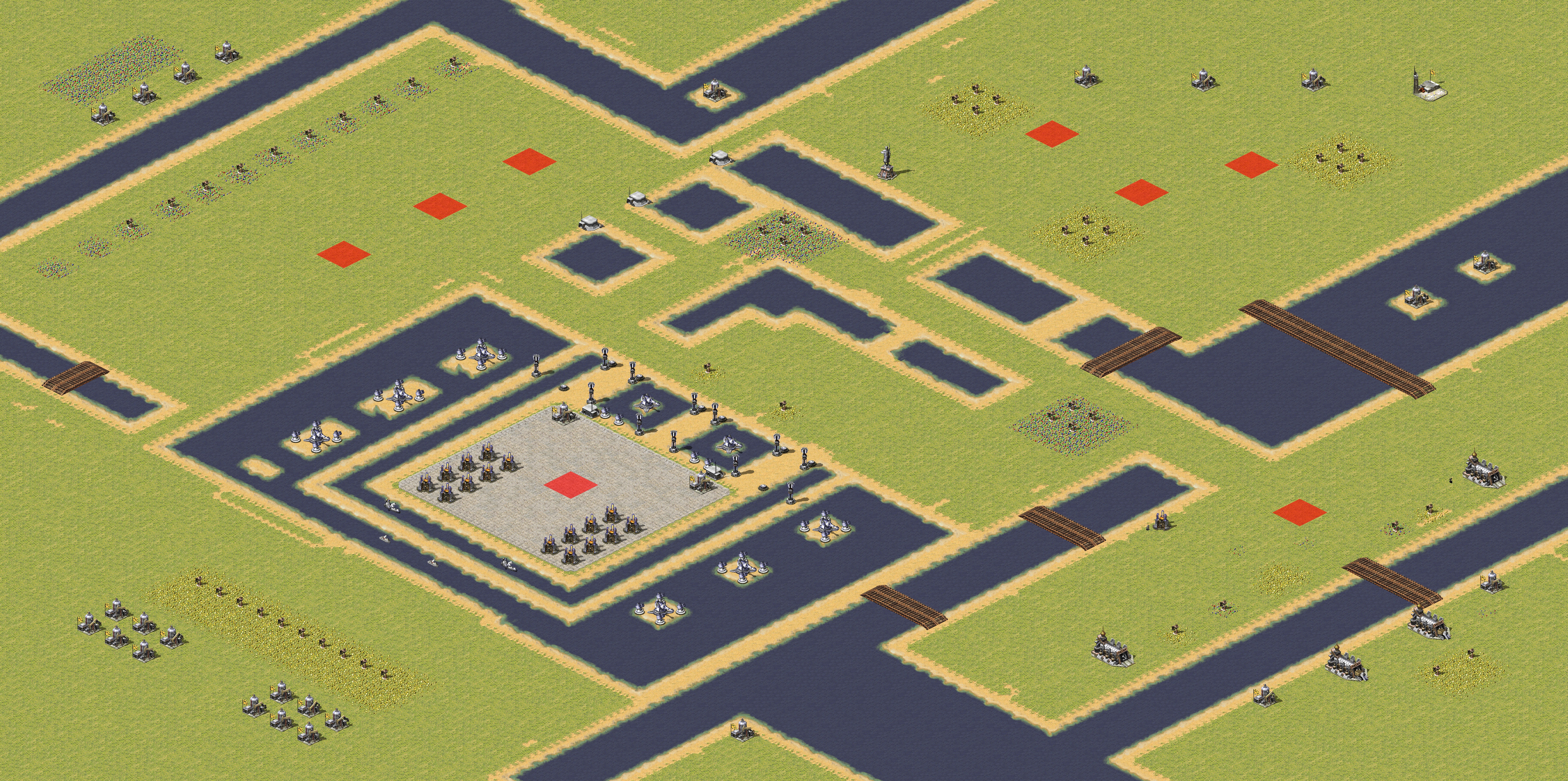 Rendered map: Unfair Team Skirmish