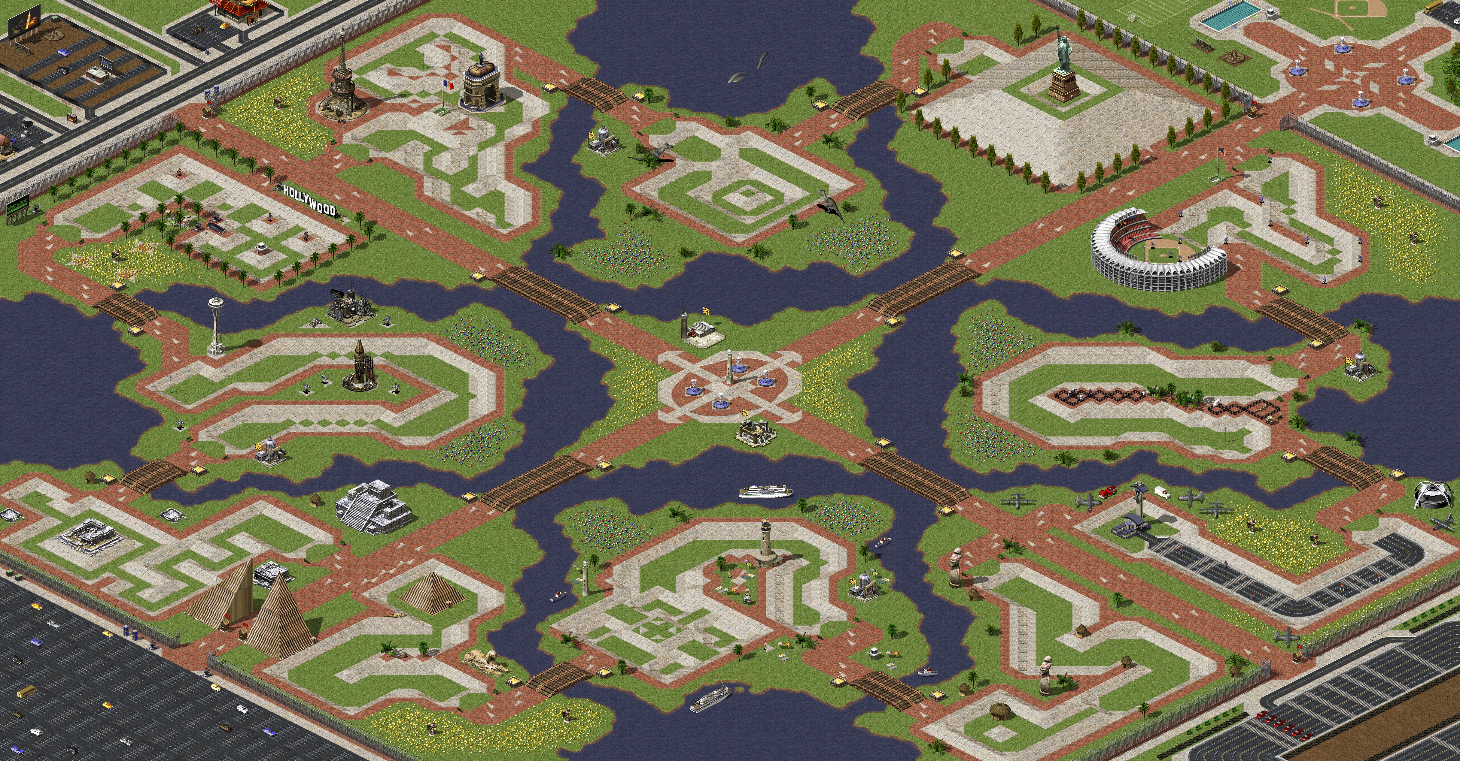 Rendered map: Circuit Board