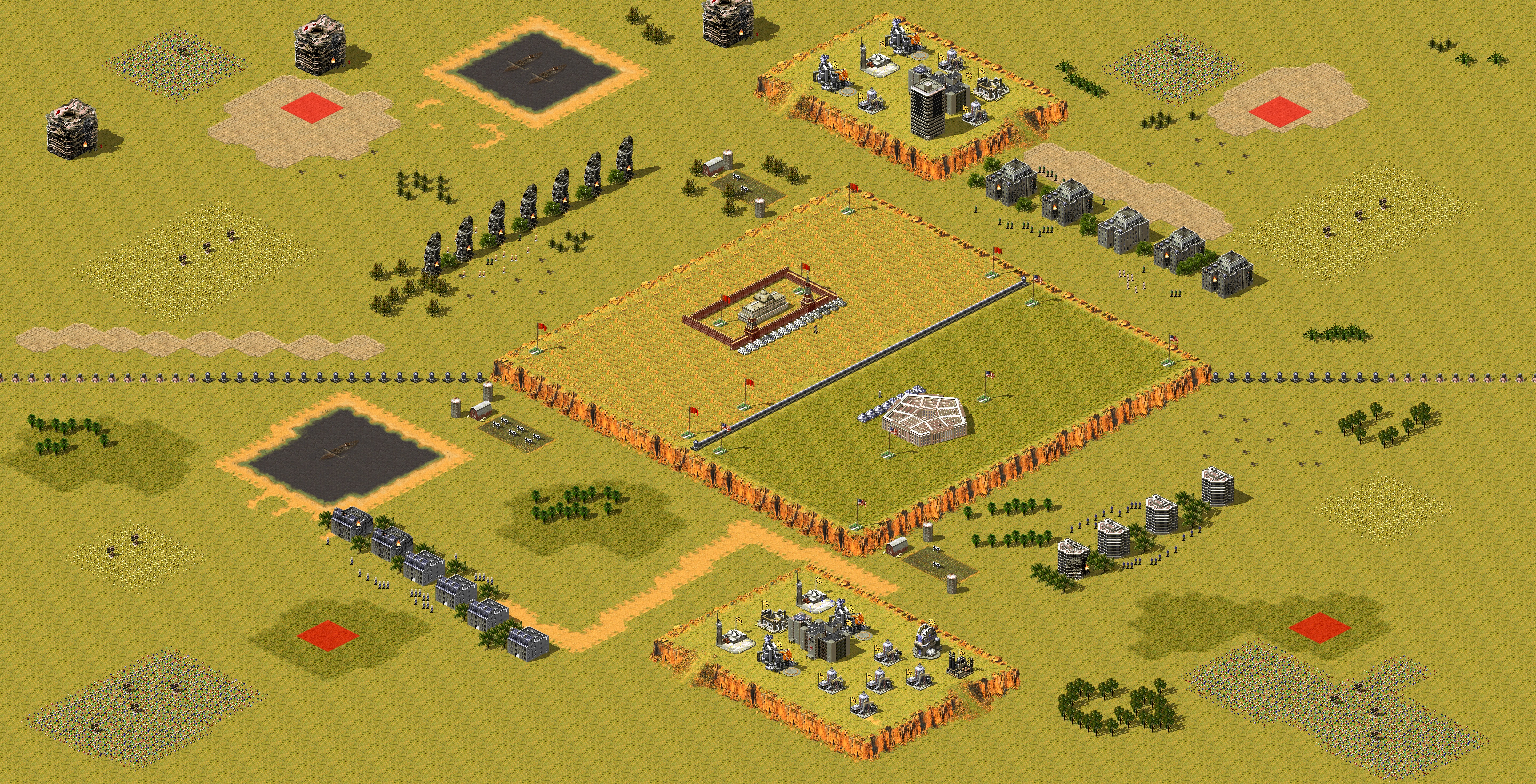 Rendered map: The Cold War(Berlin Division)