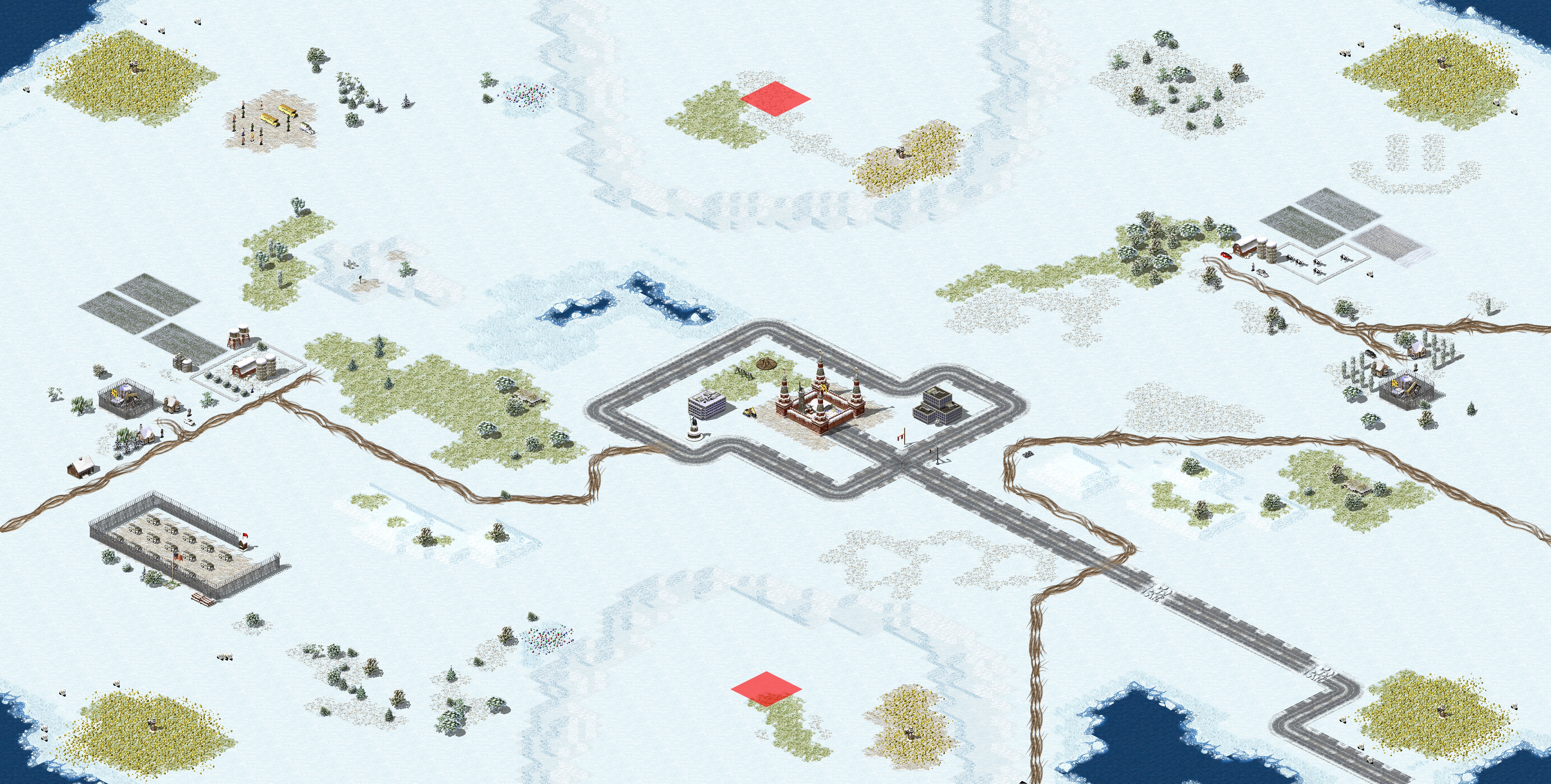 Rendered map: Snowcone