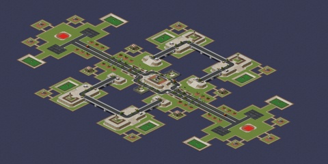 Rendered preview of (2) Bay War