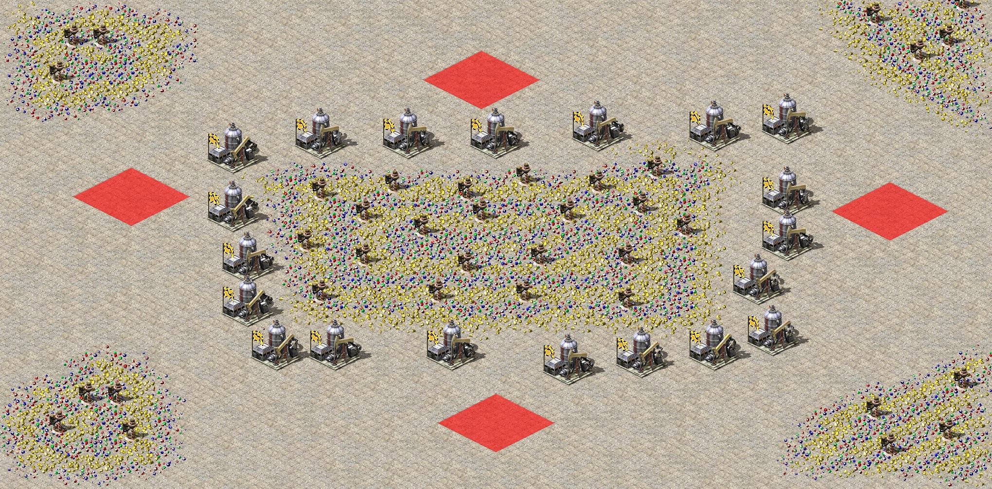 Rendered map: Oil Field Rush FFA