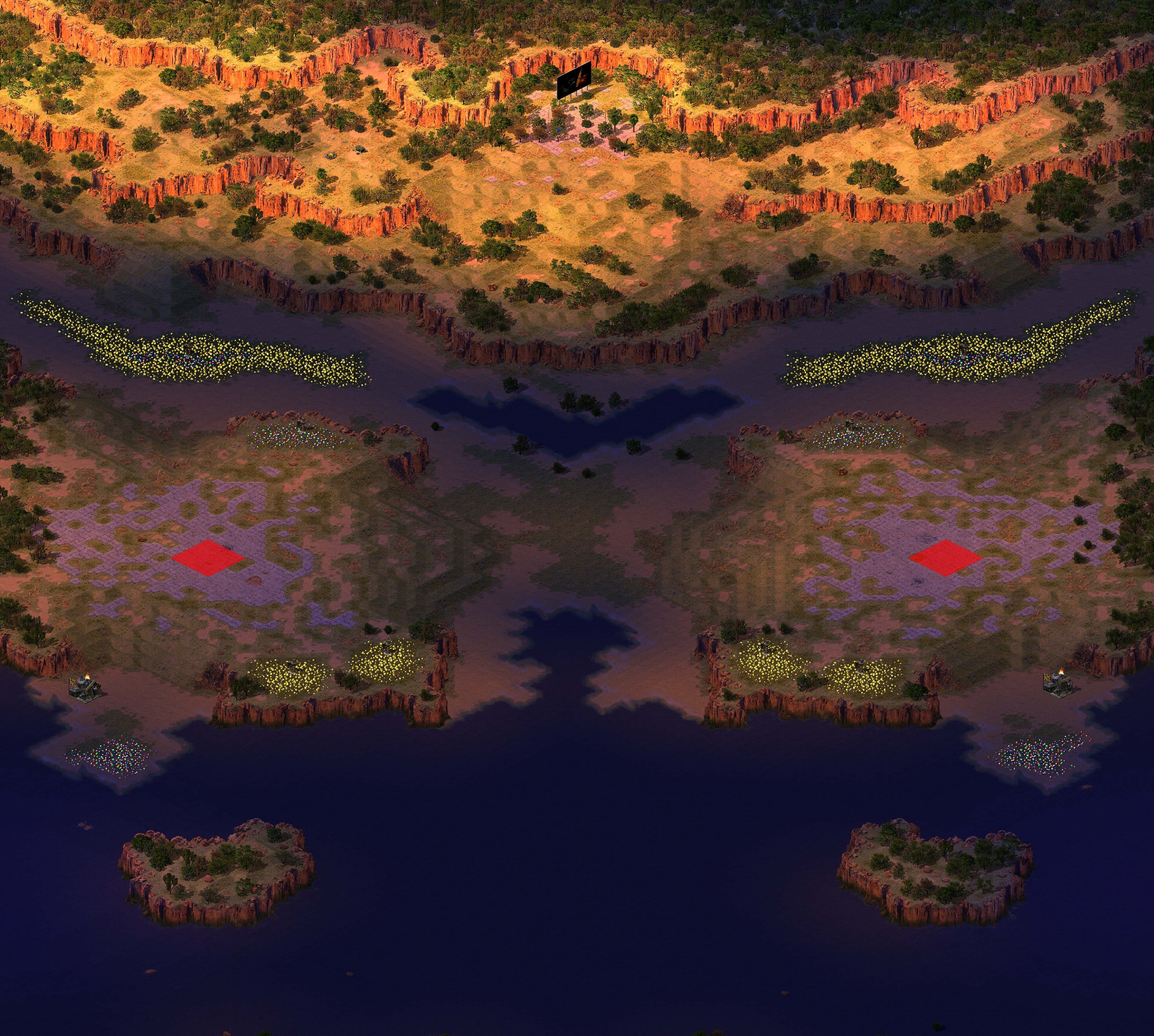 Rendered map: Dawn