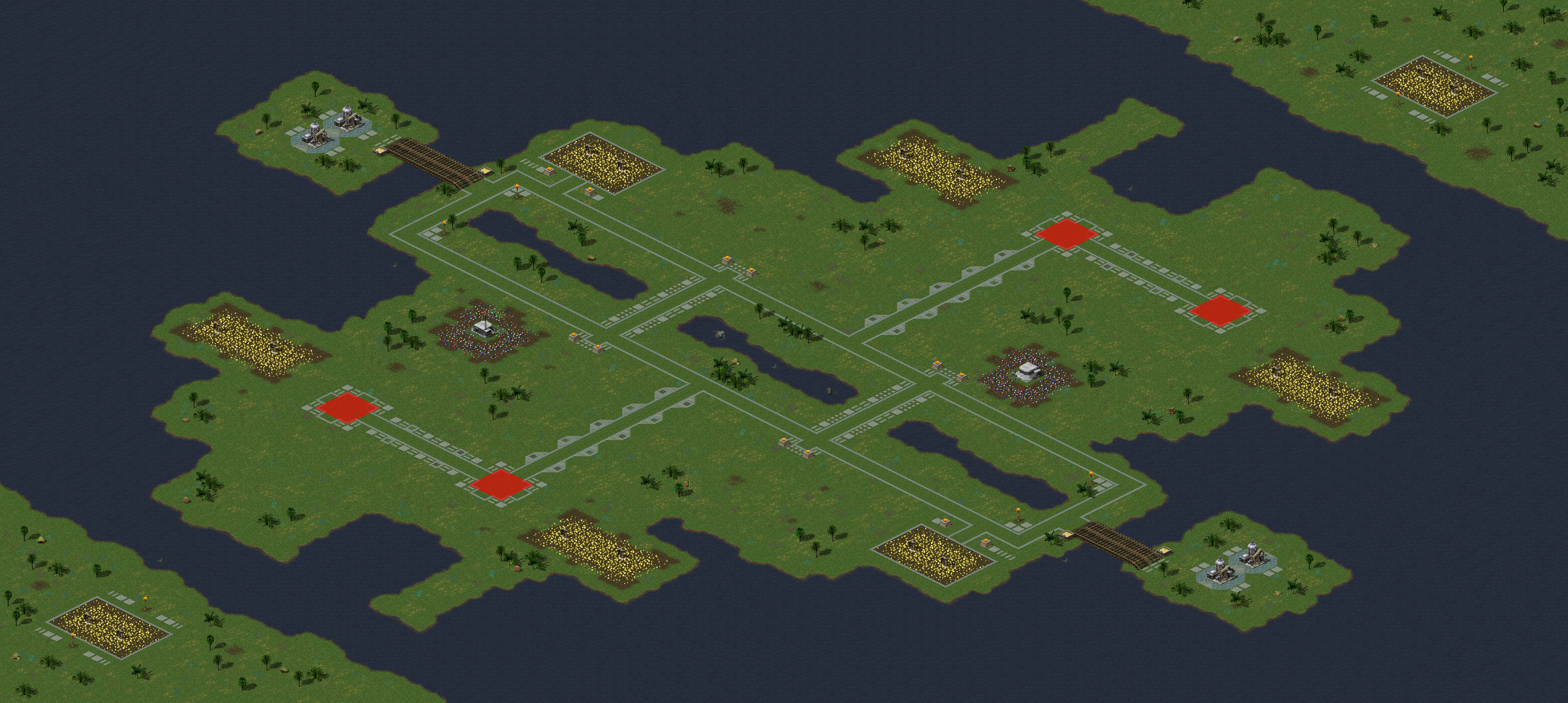 Rendered map: Tournament Garden