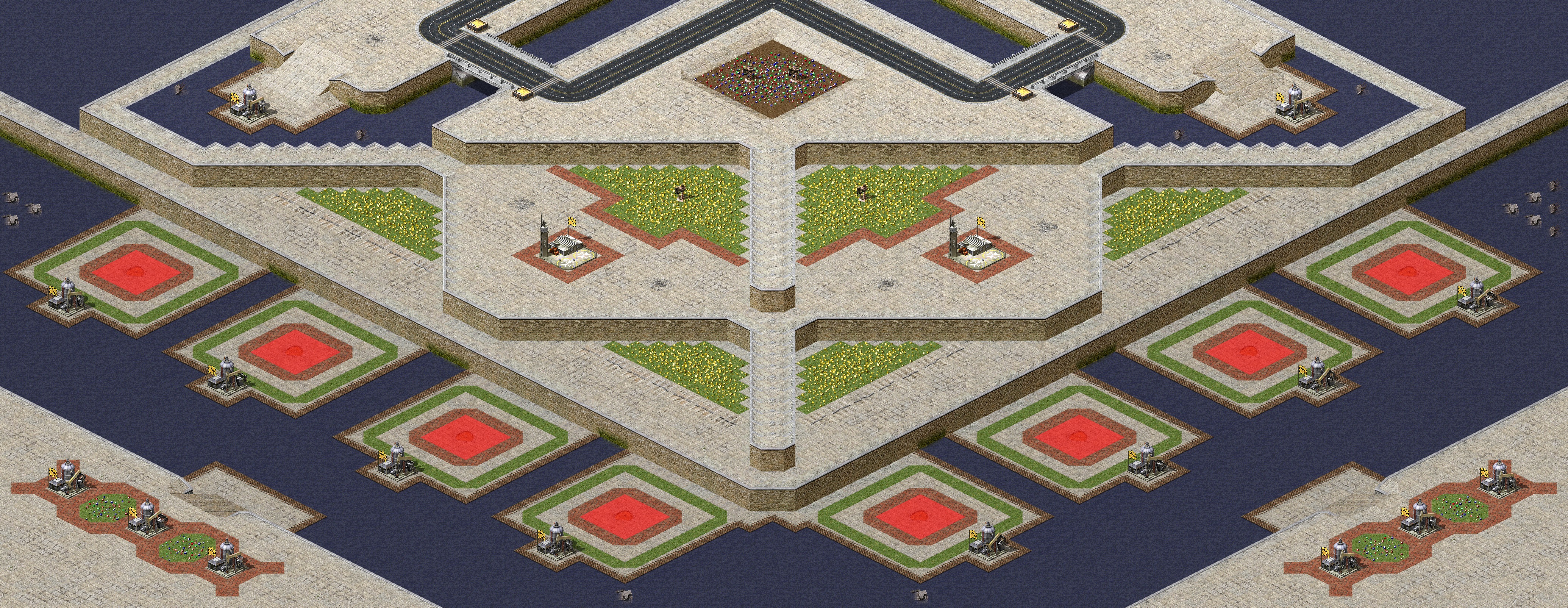 Rendered map: Solo High Ground March