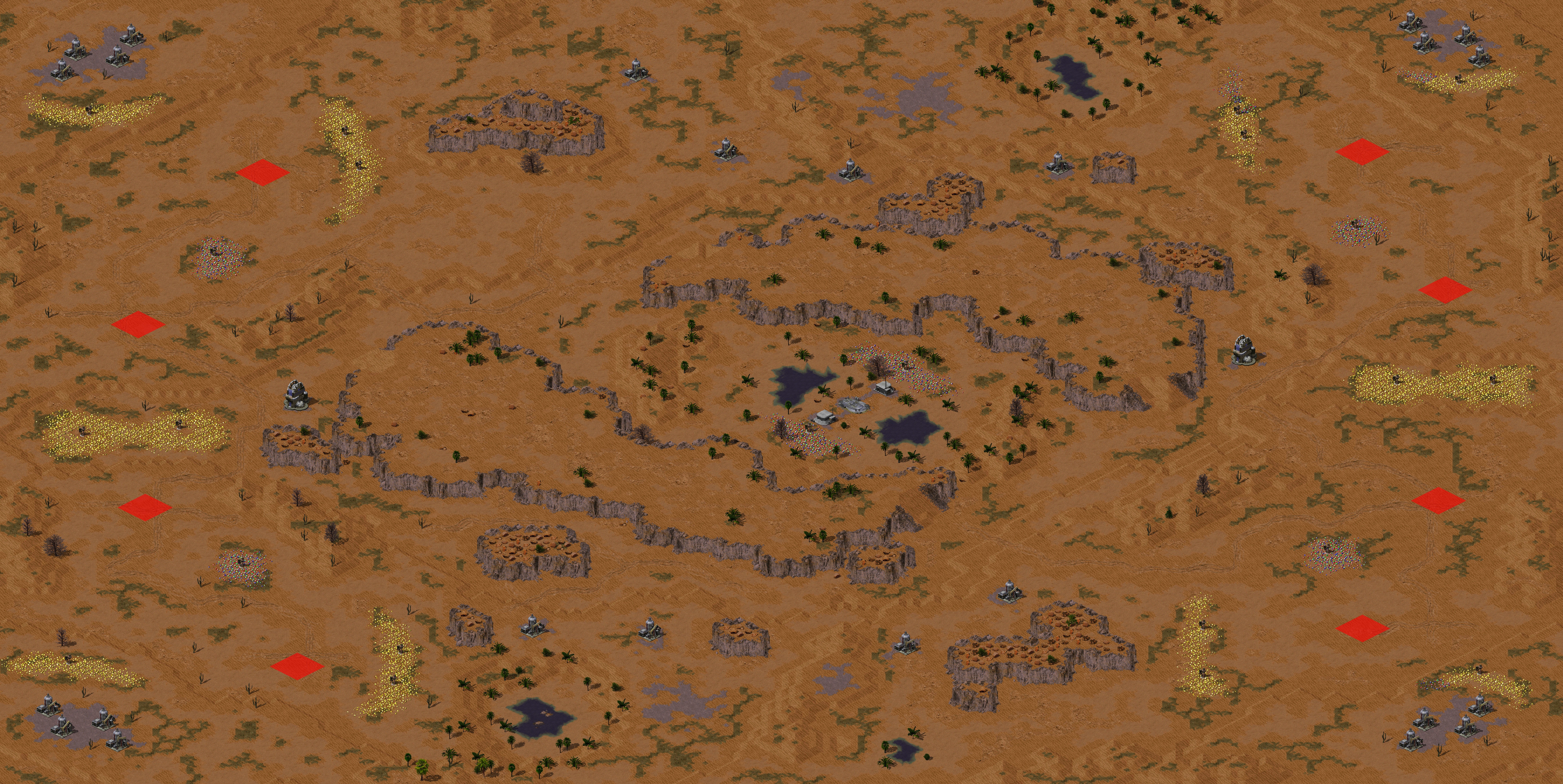Rendered map: Made of Sand