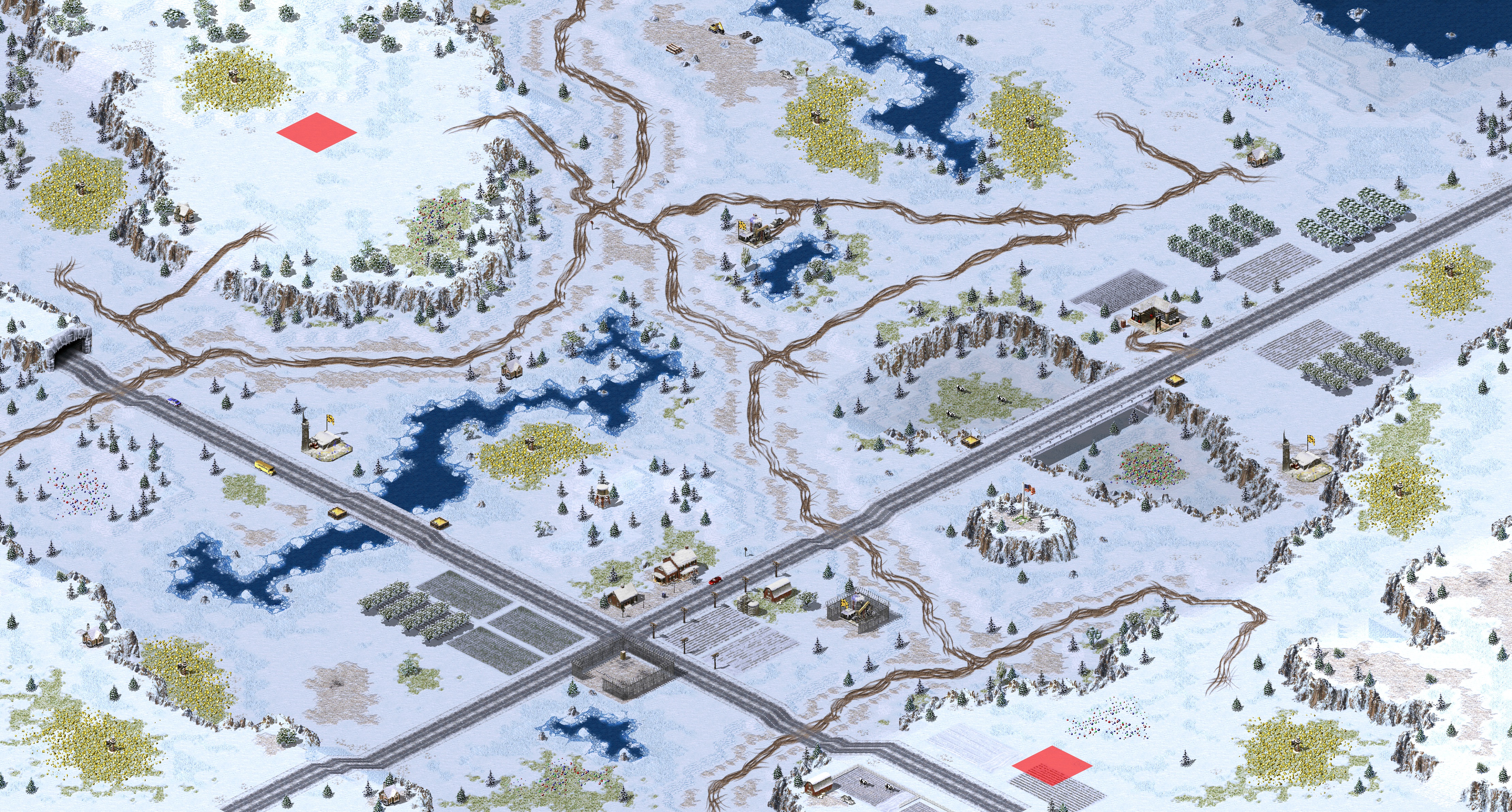 Rendered map: Yellowstone (2)