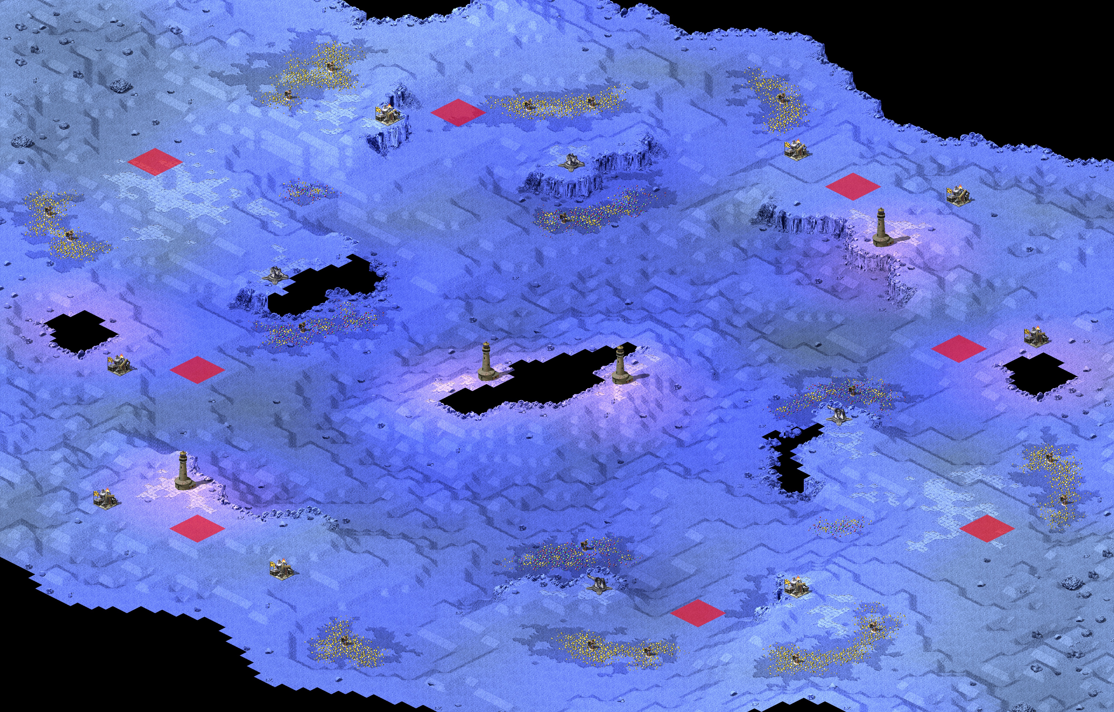 Rendered map: Sky Rift Melee