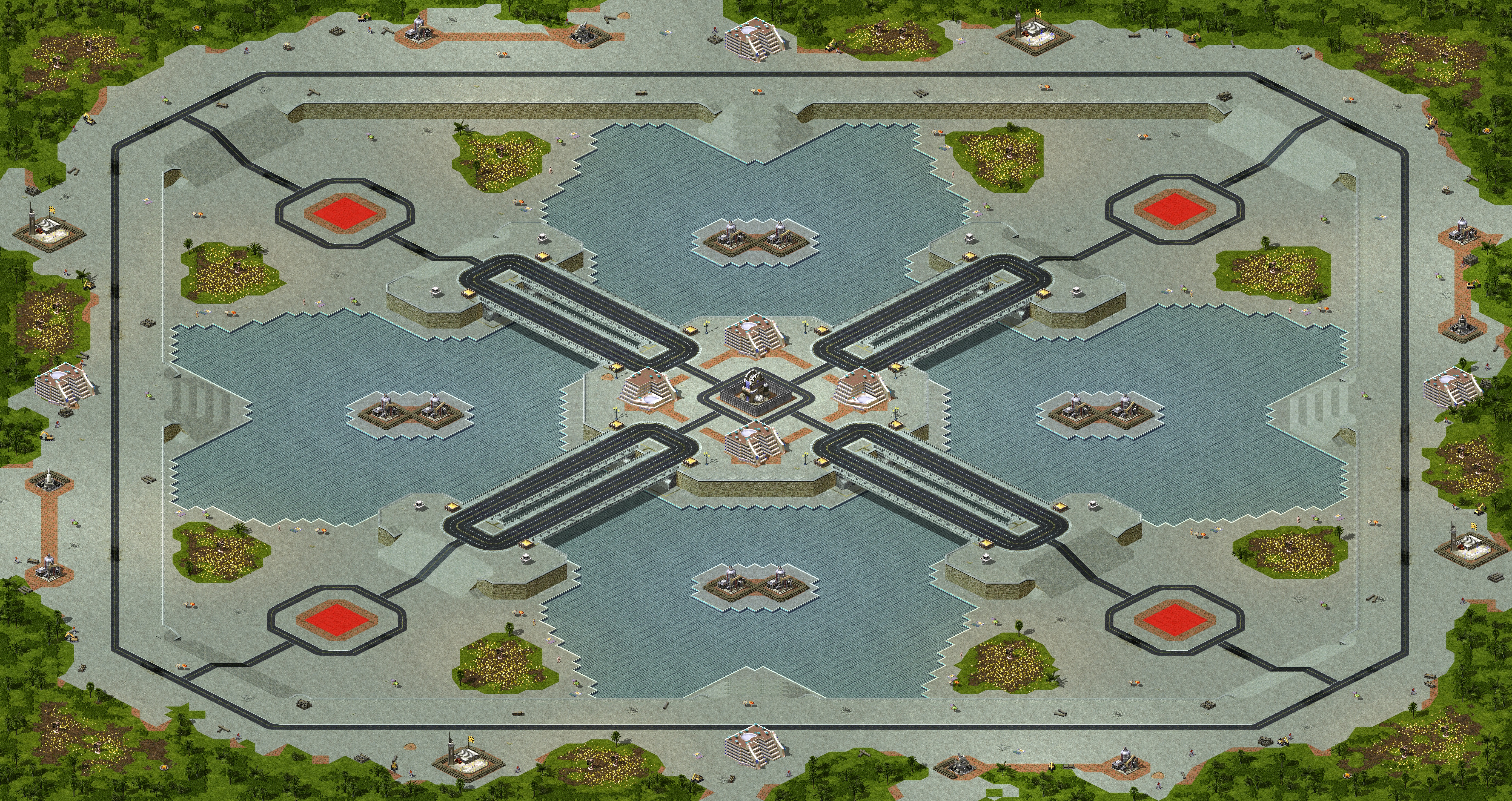 Rendered map: In the Deep End
