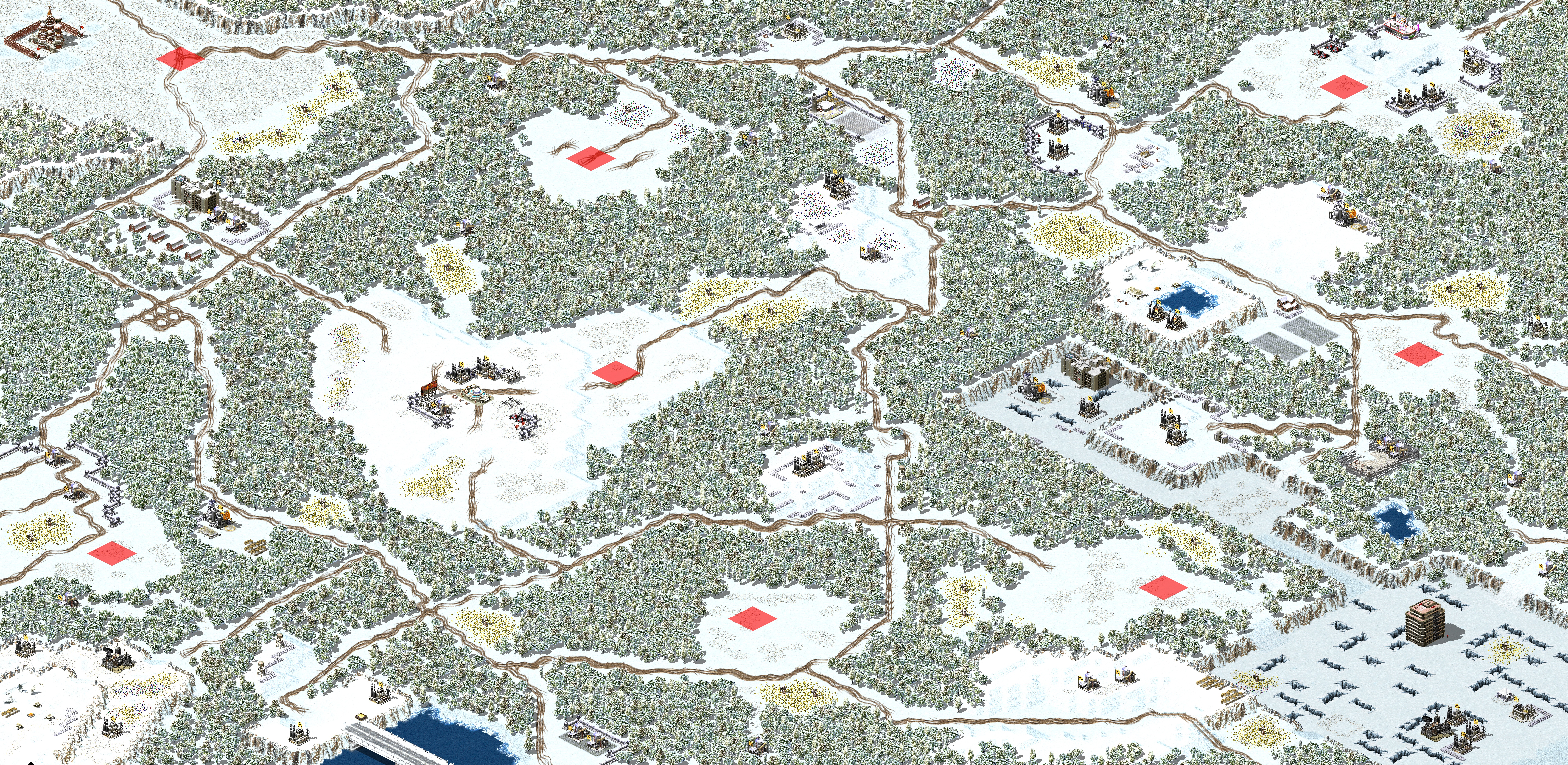 Rendered map: Cold Forest