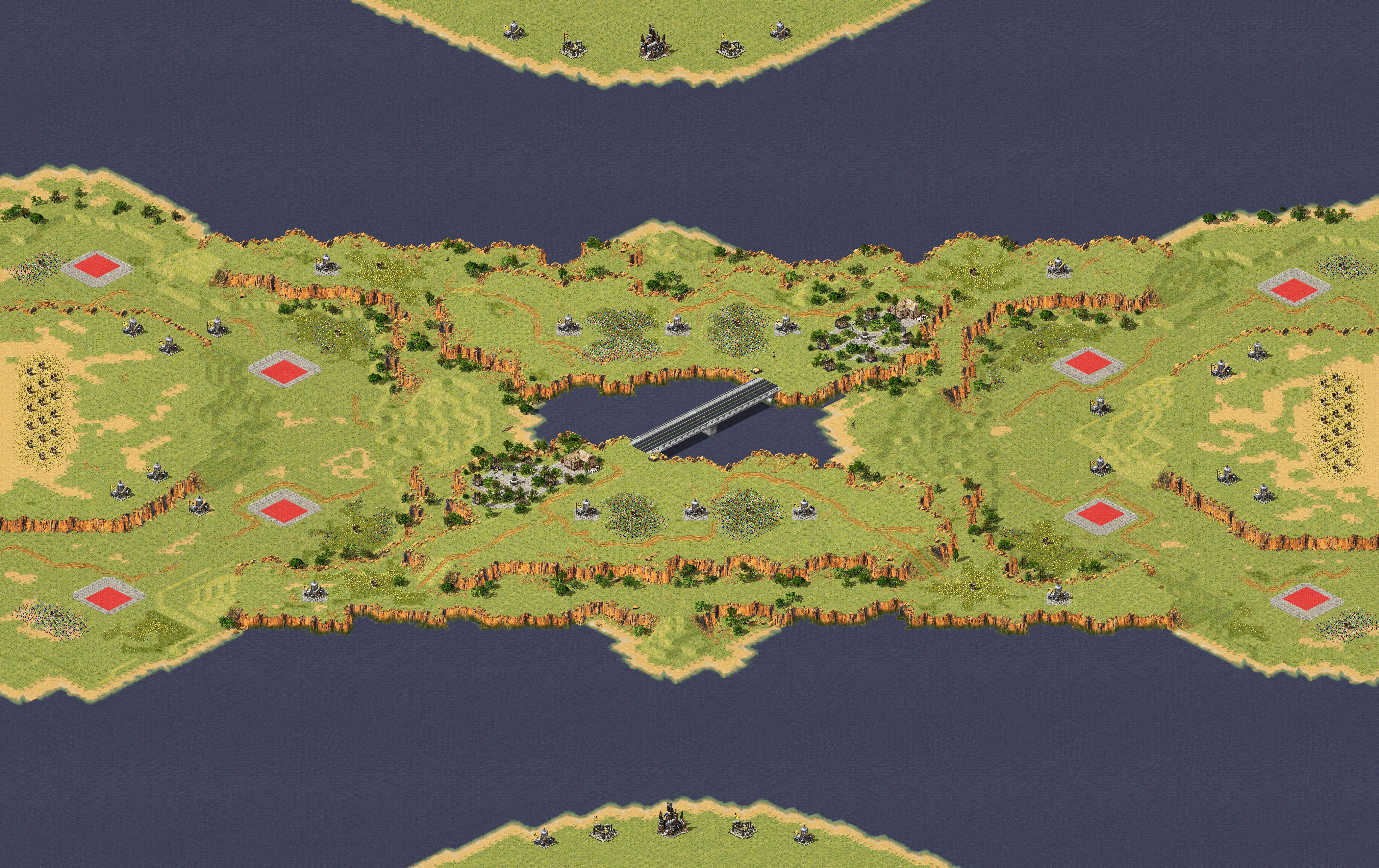 Rendered map: Wanning RA2 4v4