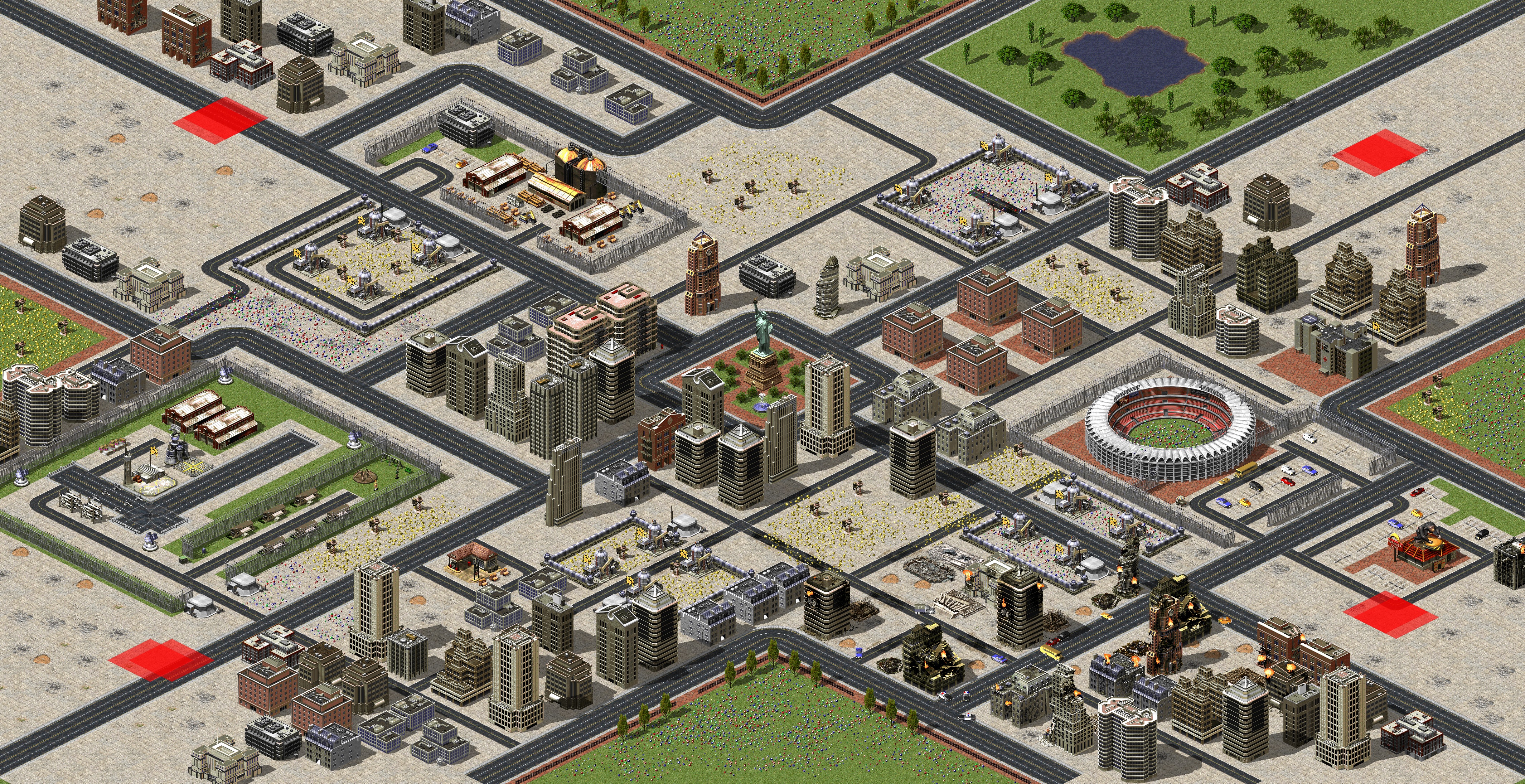 Rendered map: Abandoned City