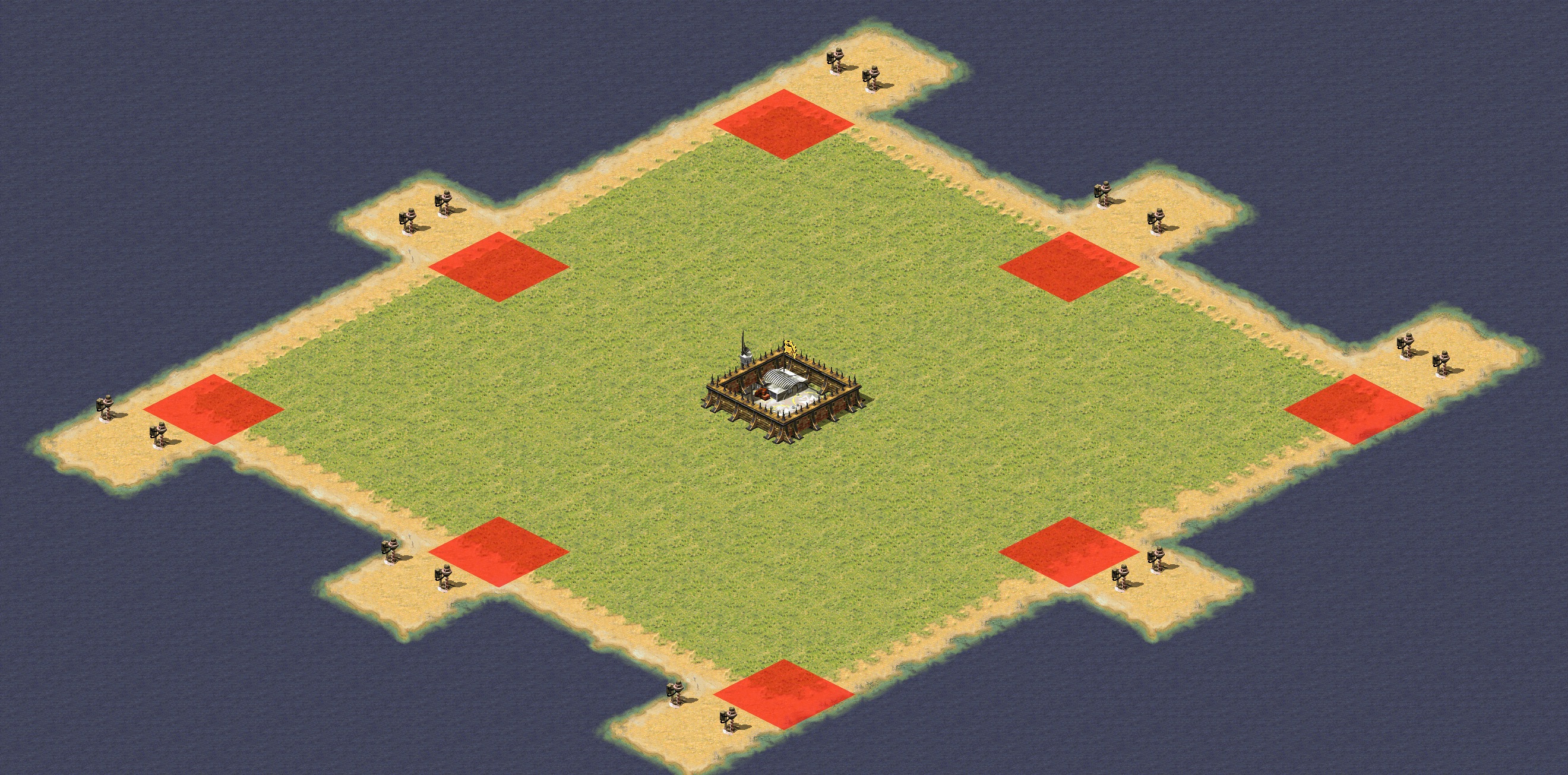 Rendered map: Hot Little Island