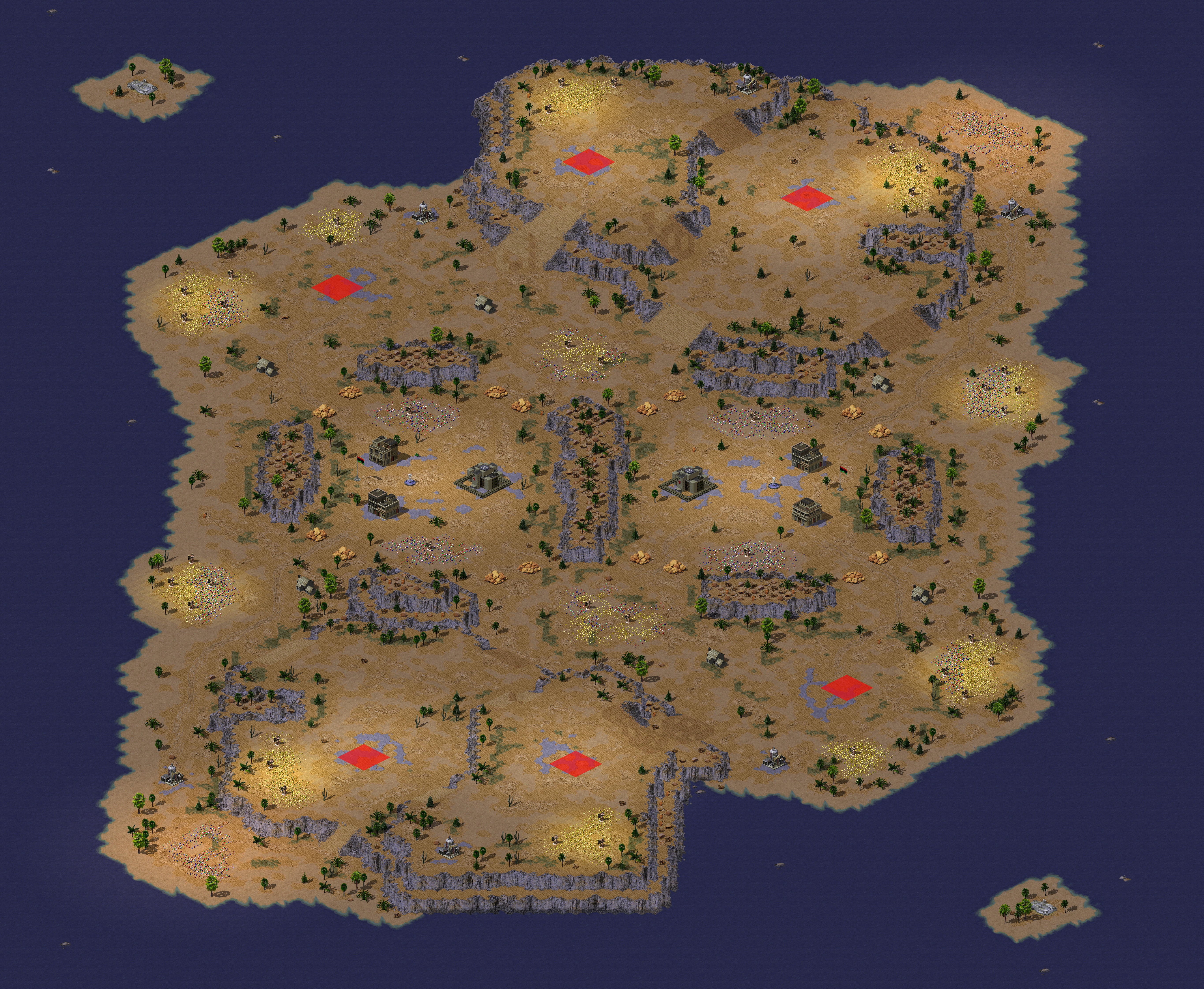 Rendered map: Arabian Nights (6)