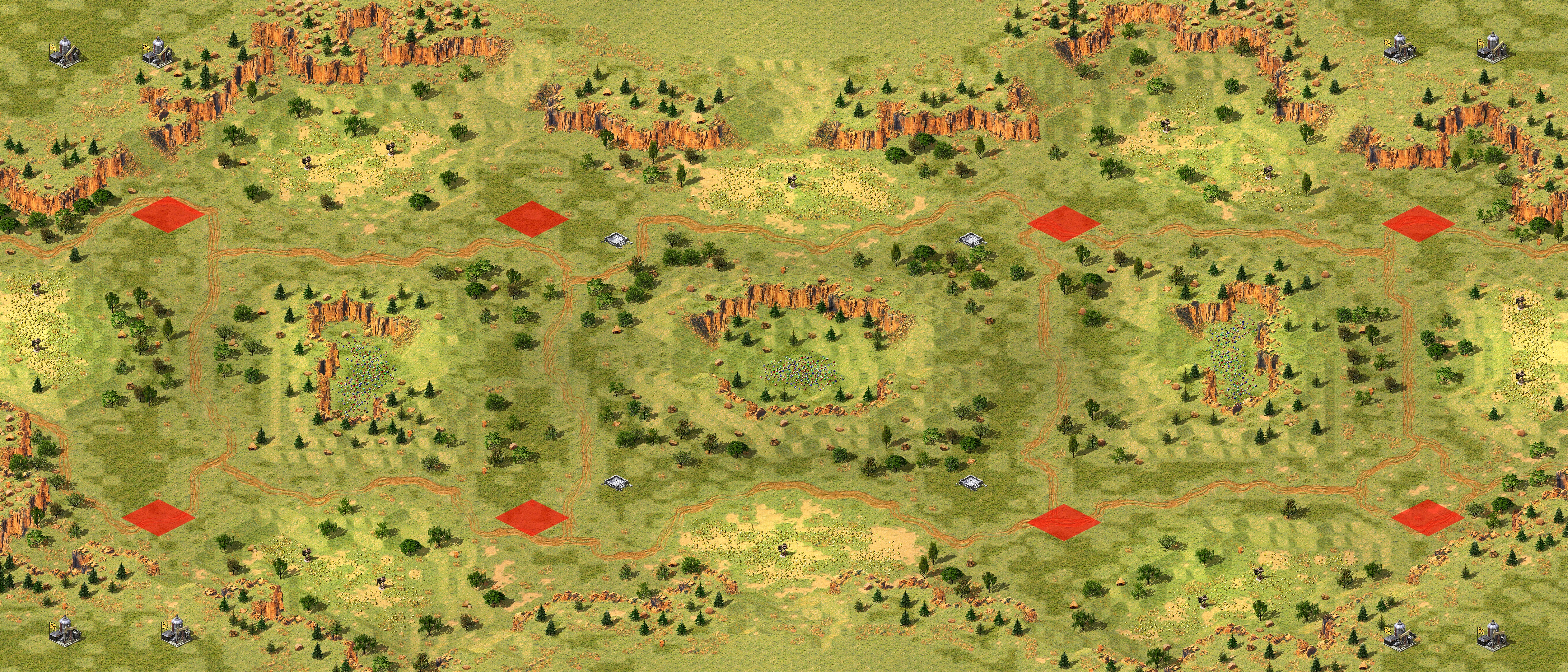 Rendered map: 红警混战王25032-春日影