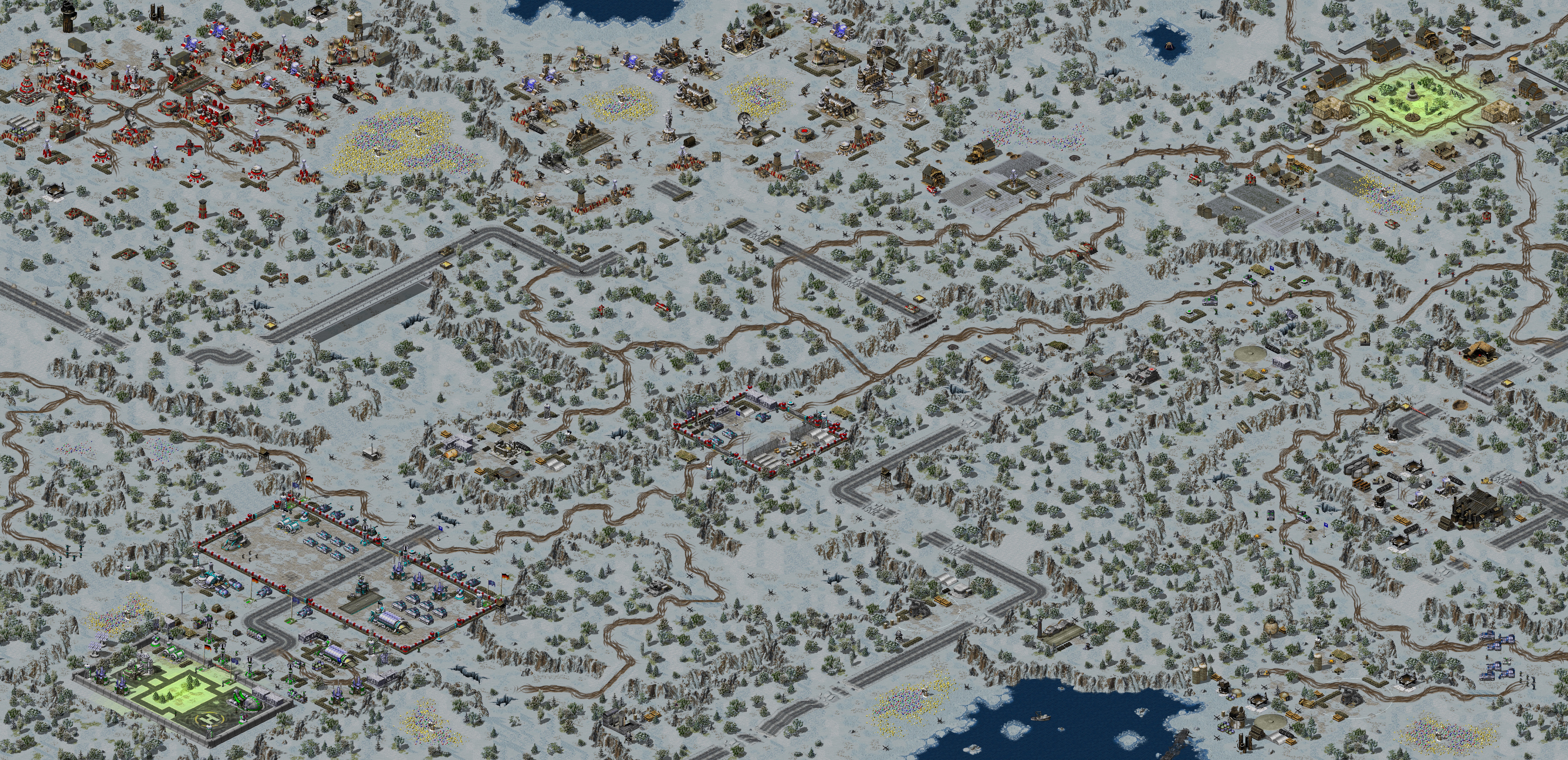 Rendered map: Allied Mission 11: Panic Cycle