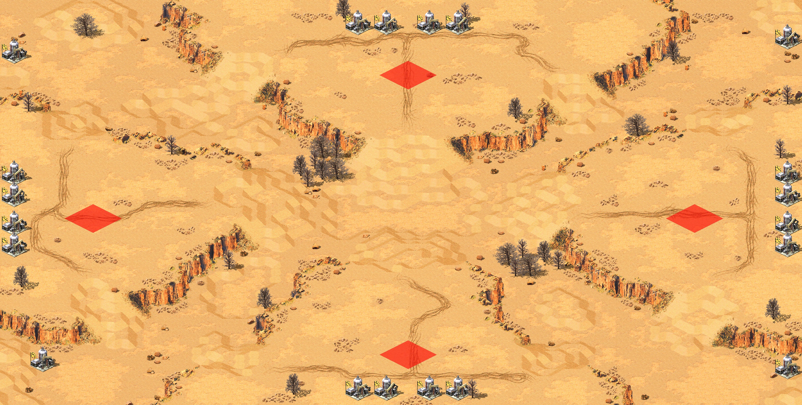 Rendered map: Dry Heat (Megawealth)