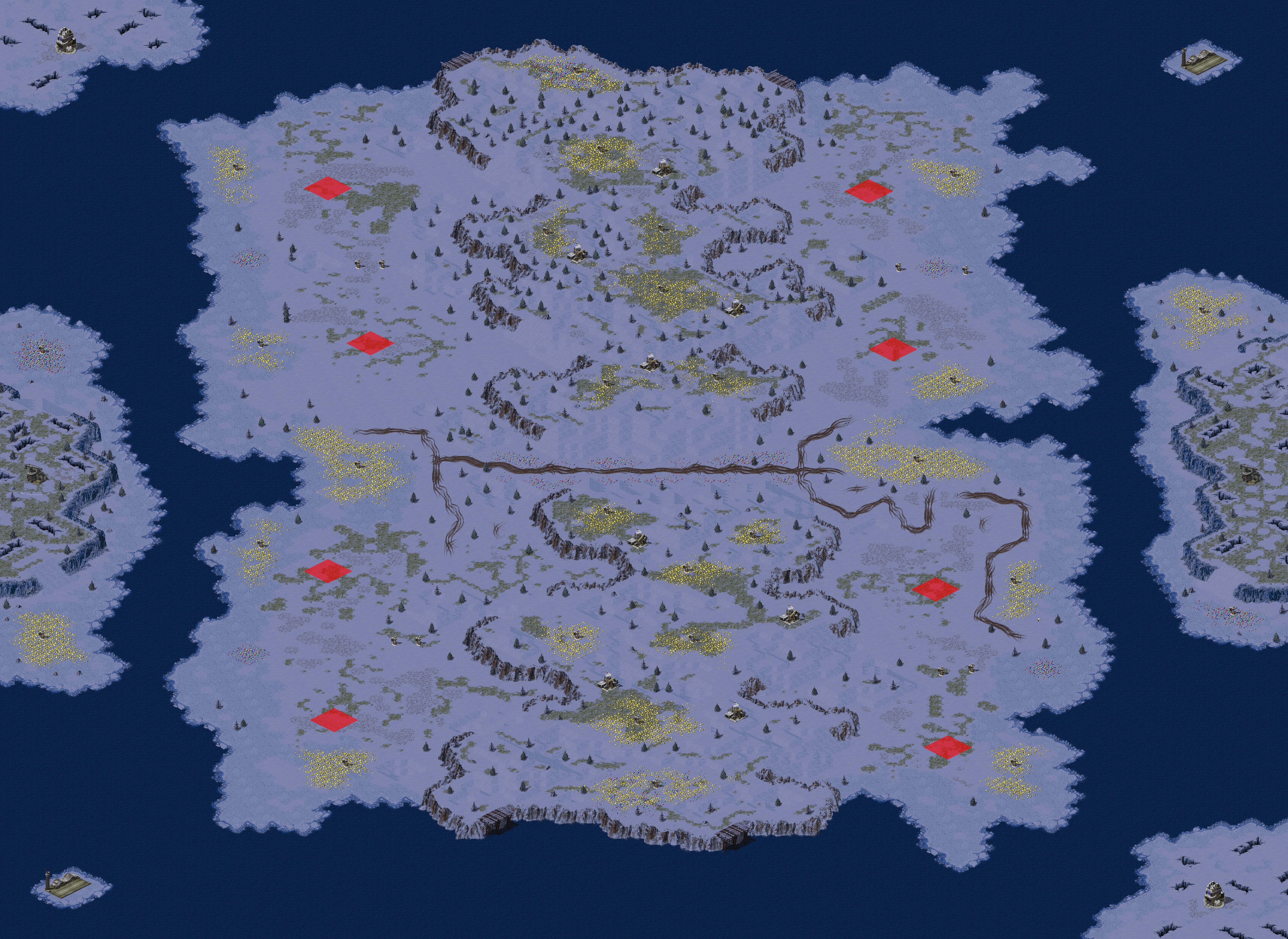 Rendered map: Snow Snow Snow
