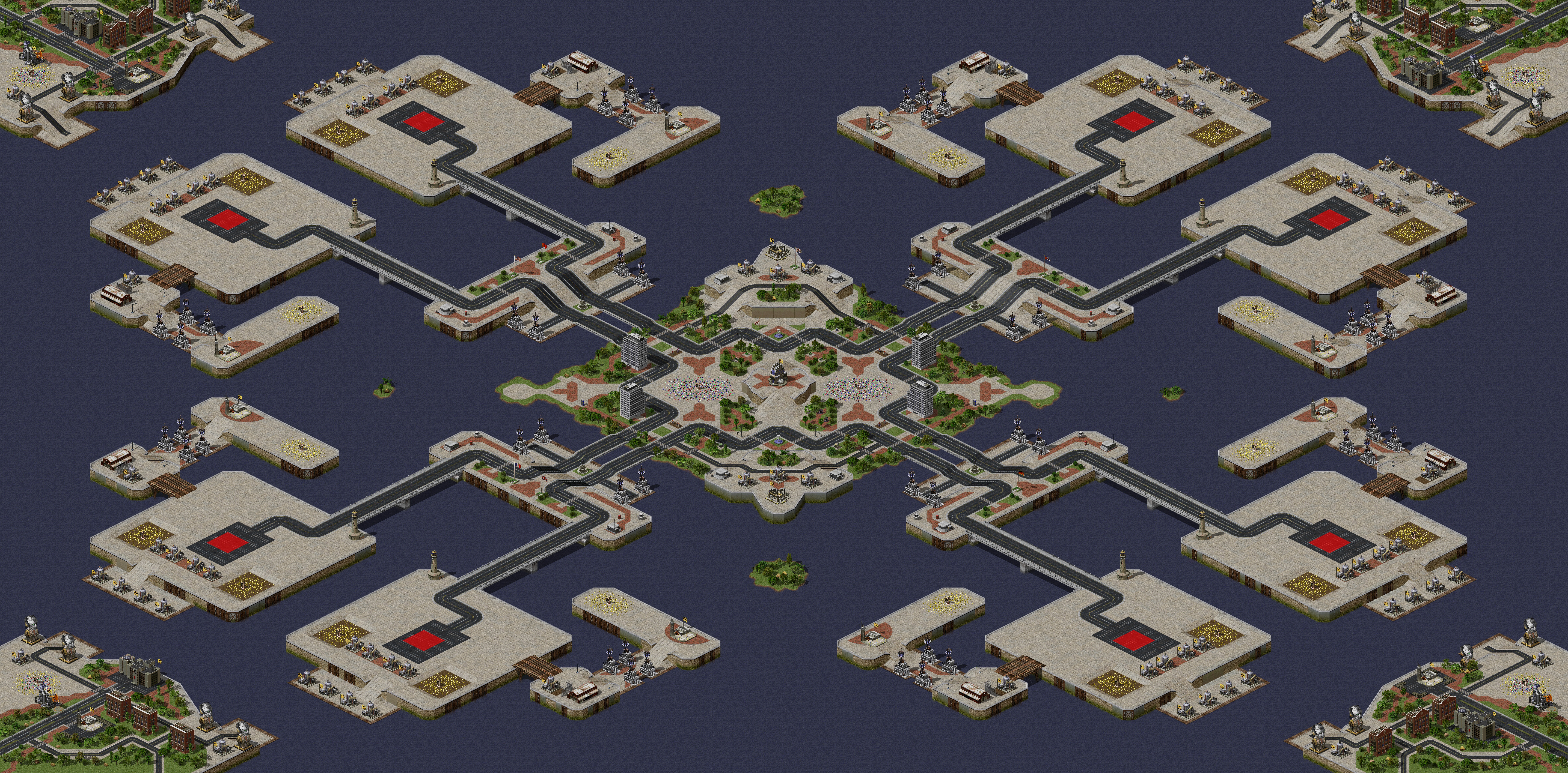 Rendered map: S-城中岛屿