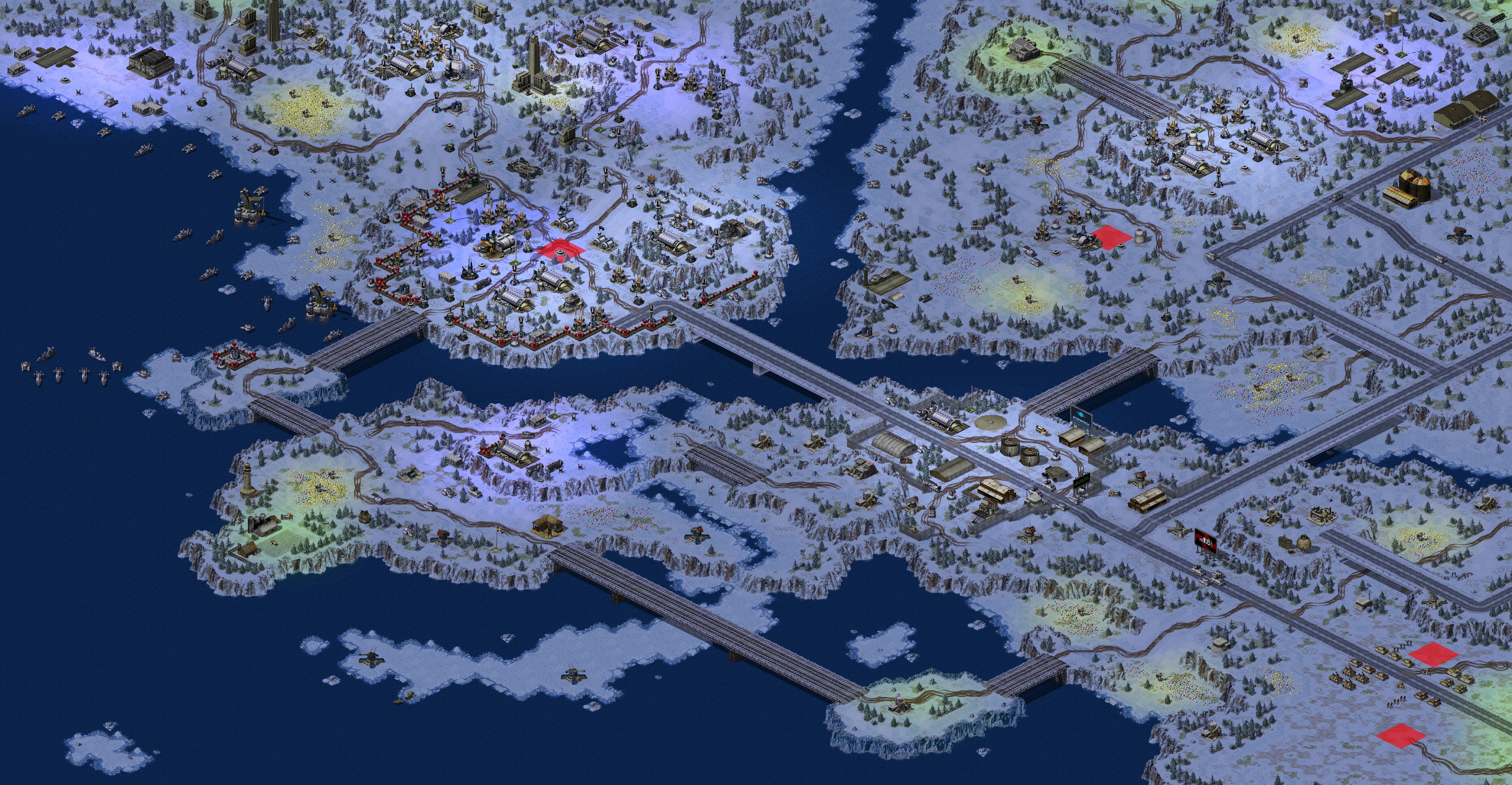 Rendered map: Soviets: Thunder God