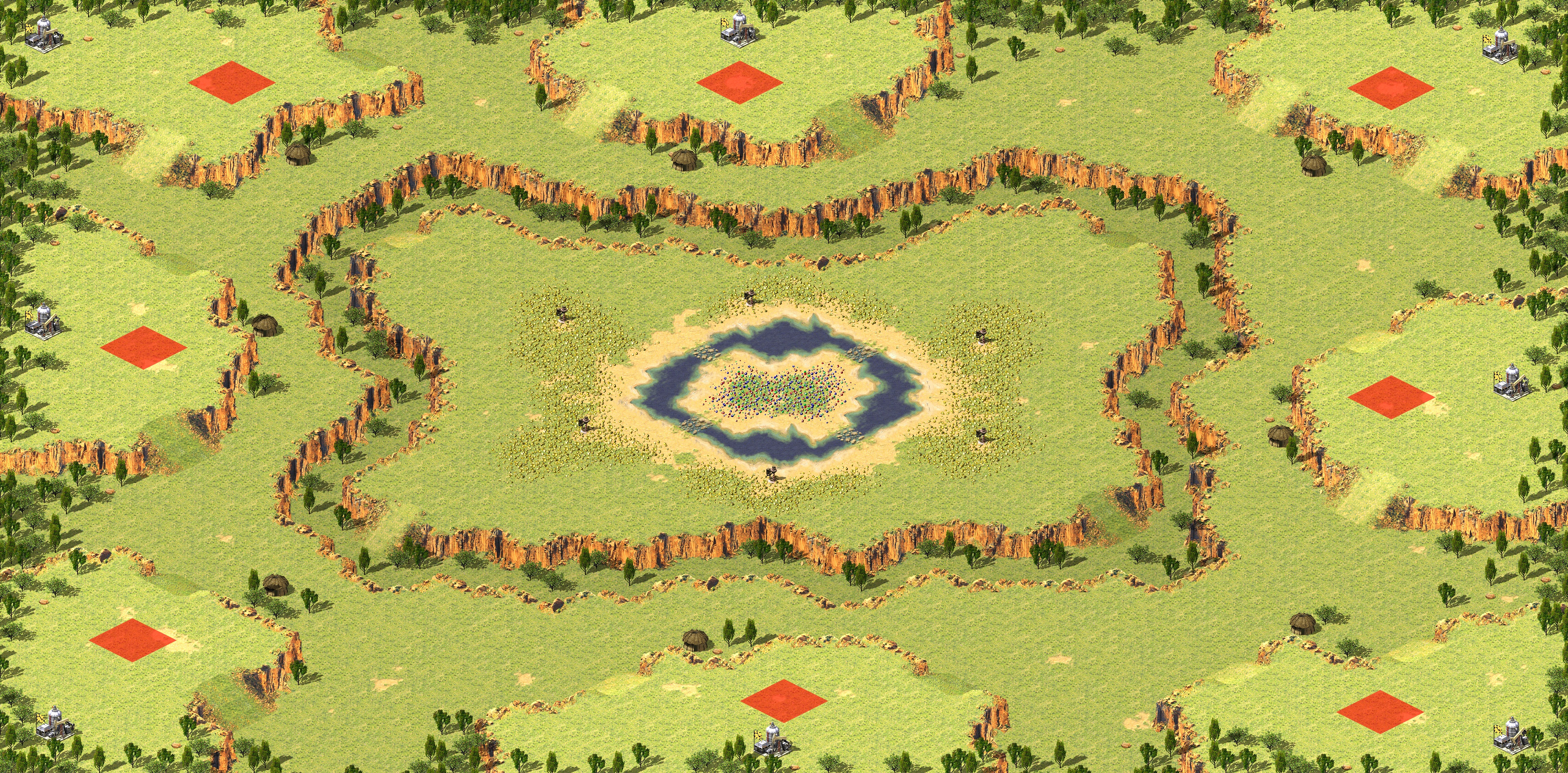 Rendered map: Everyone Plants Flag