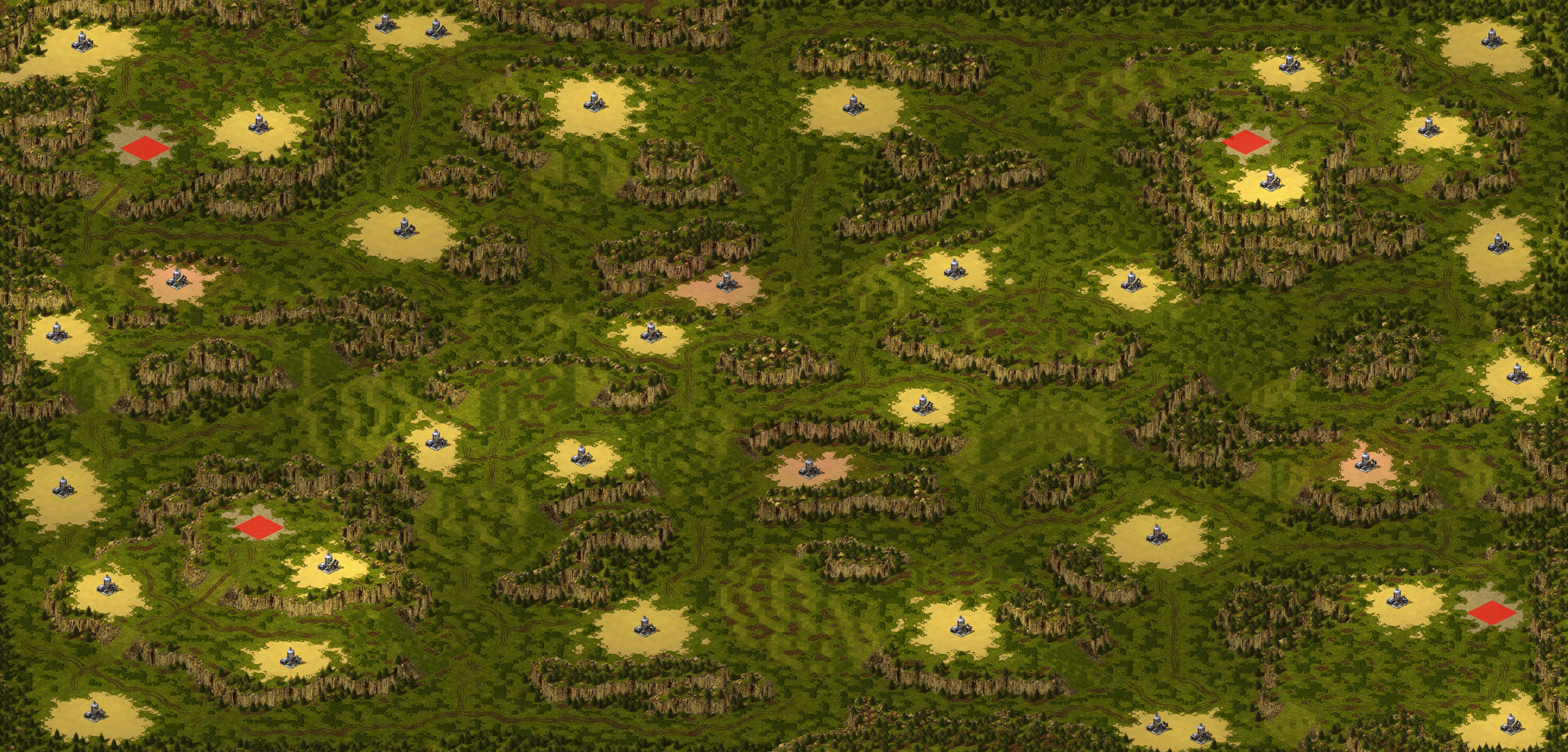 Rendered map: Alaskan Outback